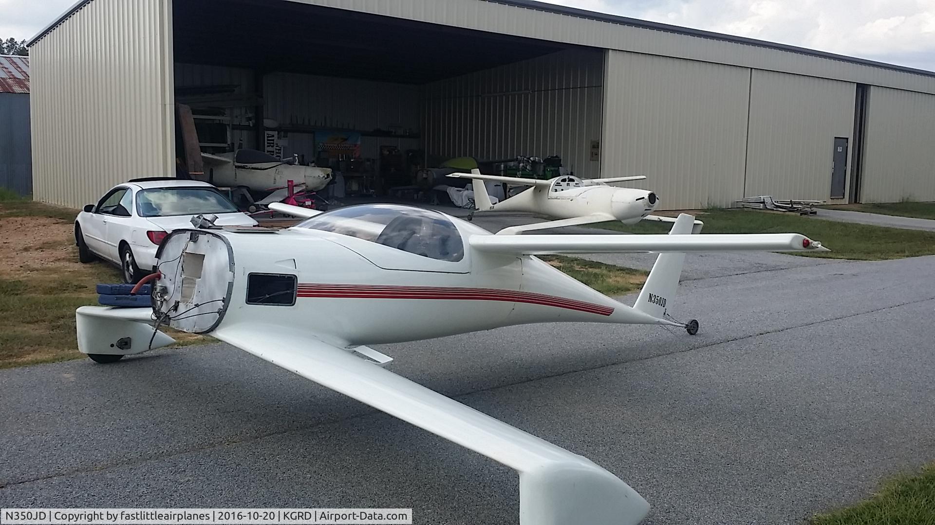 N350JD, 1987 QAC Quickie Q2 C/N 2772, Now owned by Fast Little Airplanes