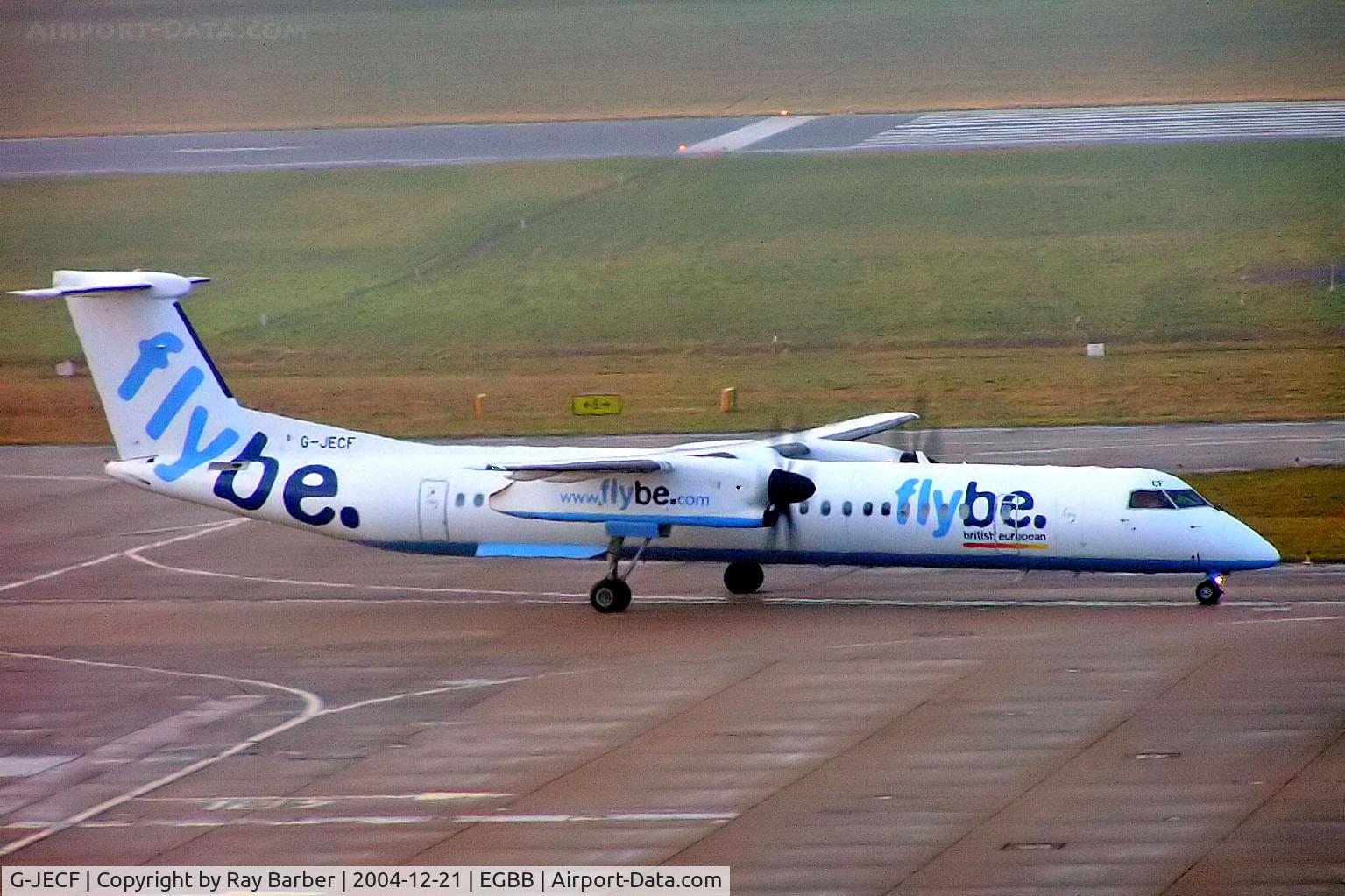 G-JECF, 2004 De Havilland Canada DHC-8-402Q Dash 8 C/N 4095, G-JECF   De Havilland Canada DHC-8Q-402 [4095] (Flybe) Birmingham Int'l~G 21/12/2004