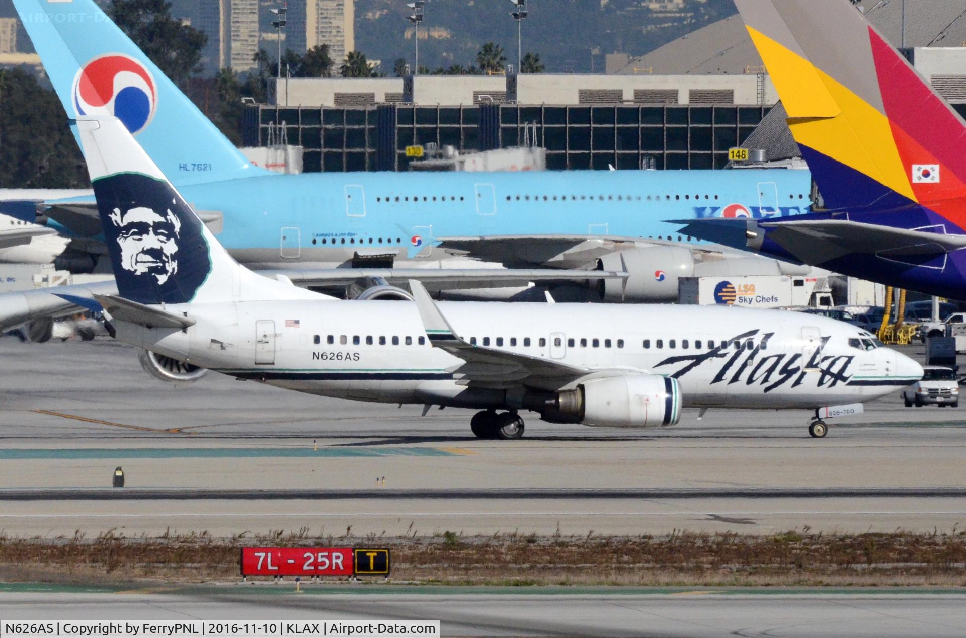 N626AS, 2001 Boeing 737-790 C/N 30793, Alaska B737