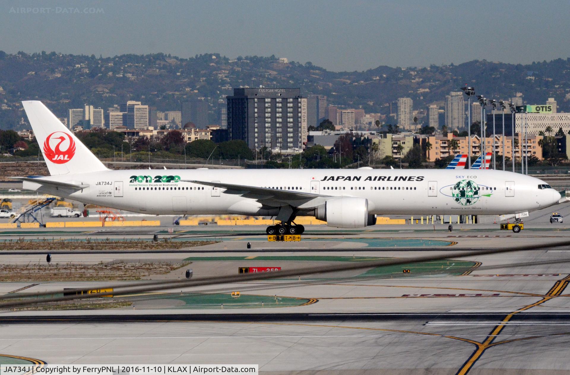 JA734J, 2005 Boeing 777-346/ER C/N 32433, JAL B773