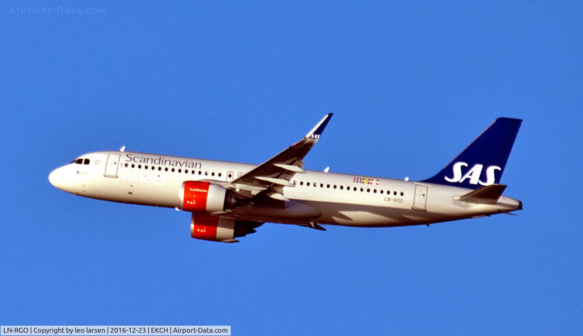 LN-RGO, 2016 Airbus A320-251N C/N 7352, Copenhagen 23.12.16