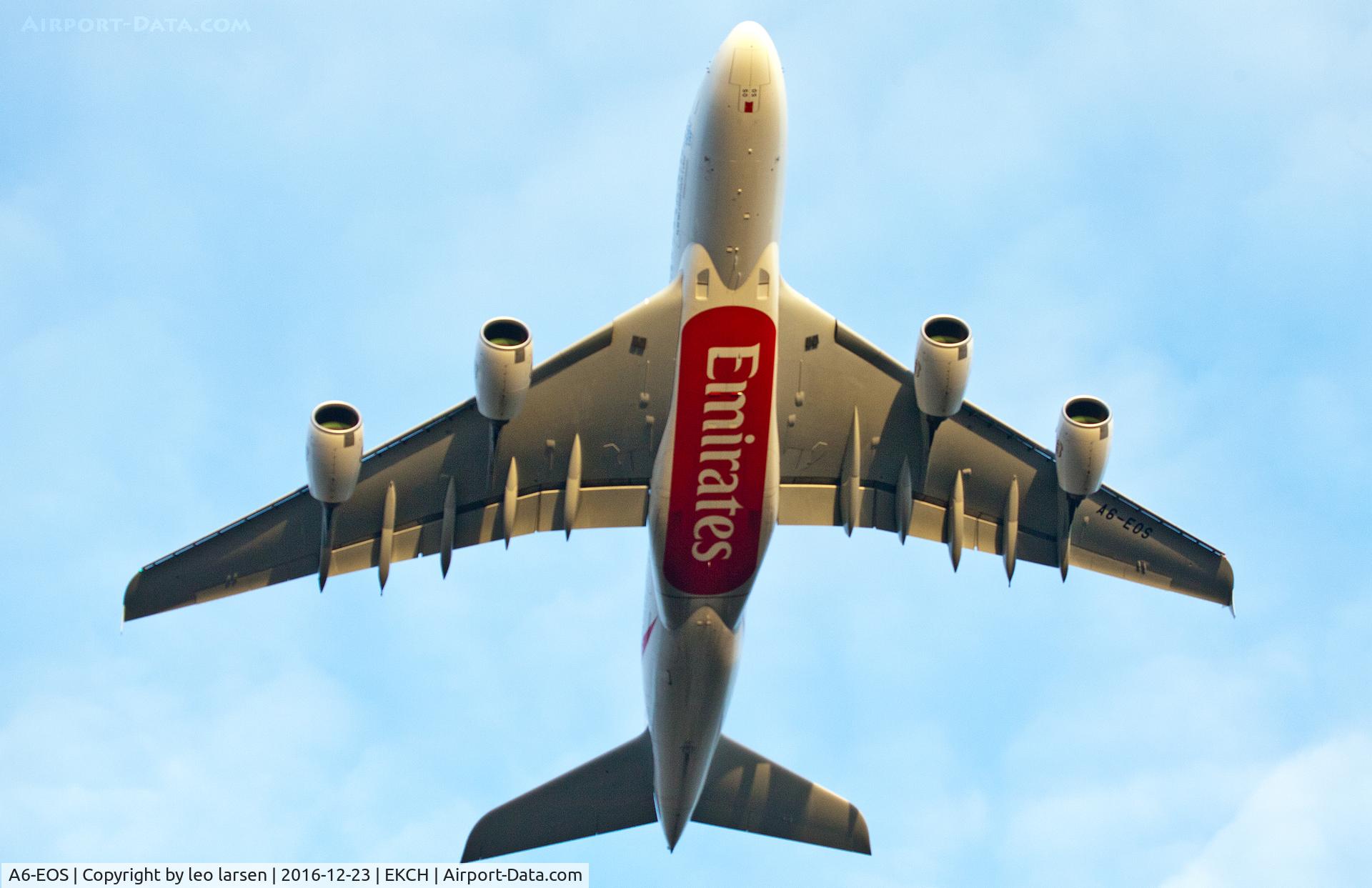 A6-EOS, 2015 Airbus A380-861 C/N 203, Copenhagen 23.12.16