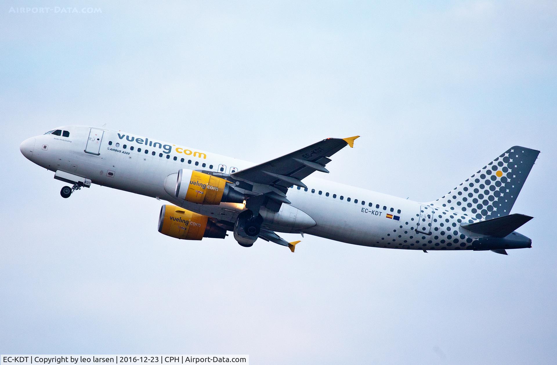 EC-KDT, 2007 Airbus A320-216 C/N 3145, Copenhagen 23.12.16