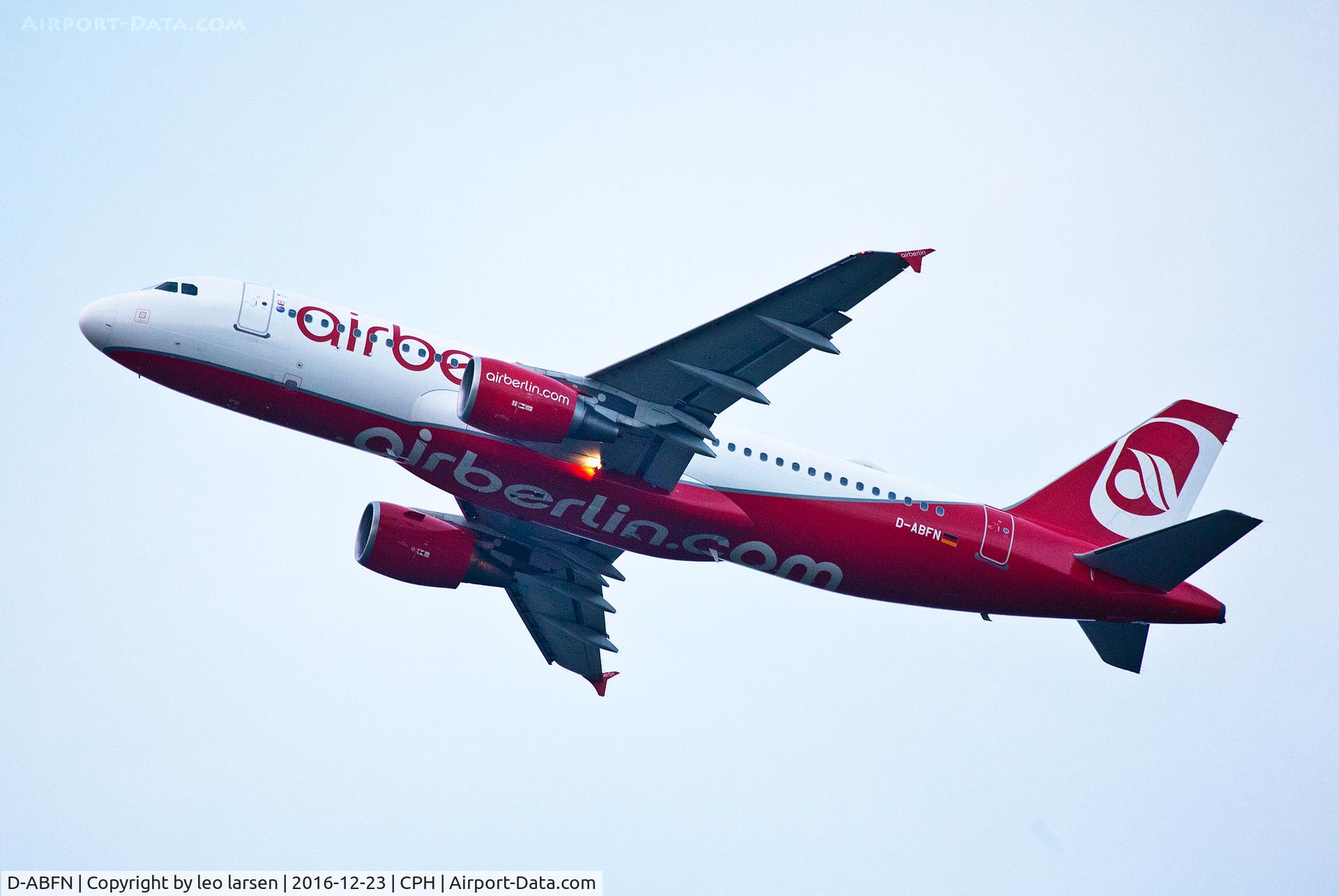 D-ABFN, 2010 Airbus A320-214 C/N 4510, Copenhagen 23.12.16