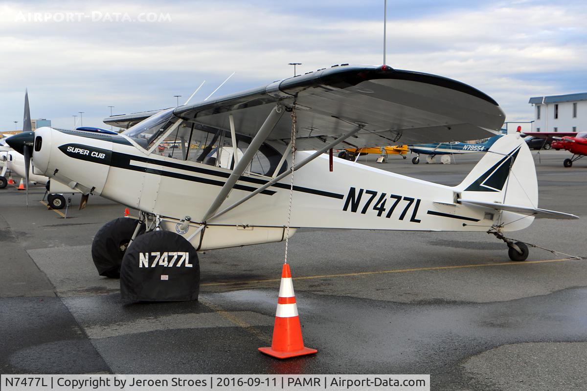 N7477L, 1975 Piper PA-18-150 Super Cub C/N 18-7509060, Anchorage Merrill Field - PAMR