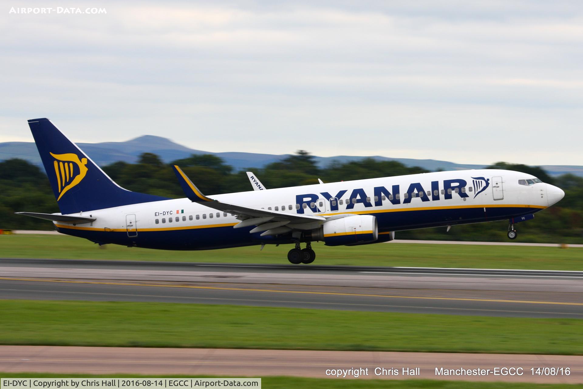 EI-DYC, 2008 Boeing 737-8AS C/N 36567, Ryanair