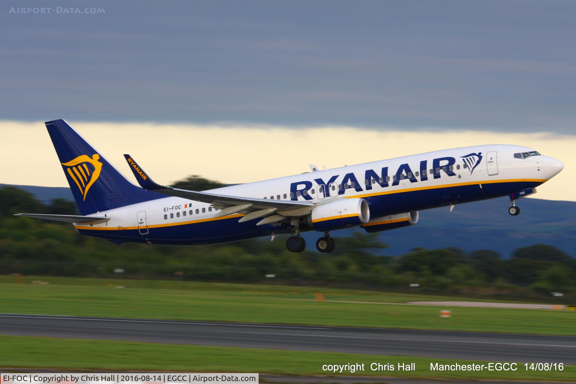 EI-FOC, 2016 Boeing 737-8AS C/N 44714, Ryanair
