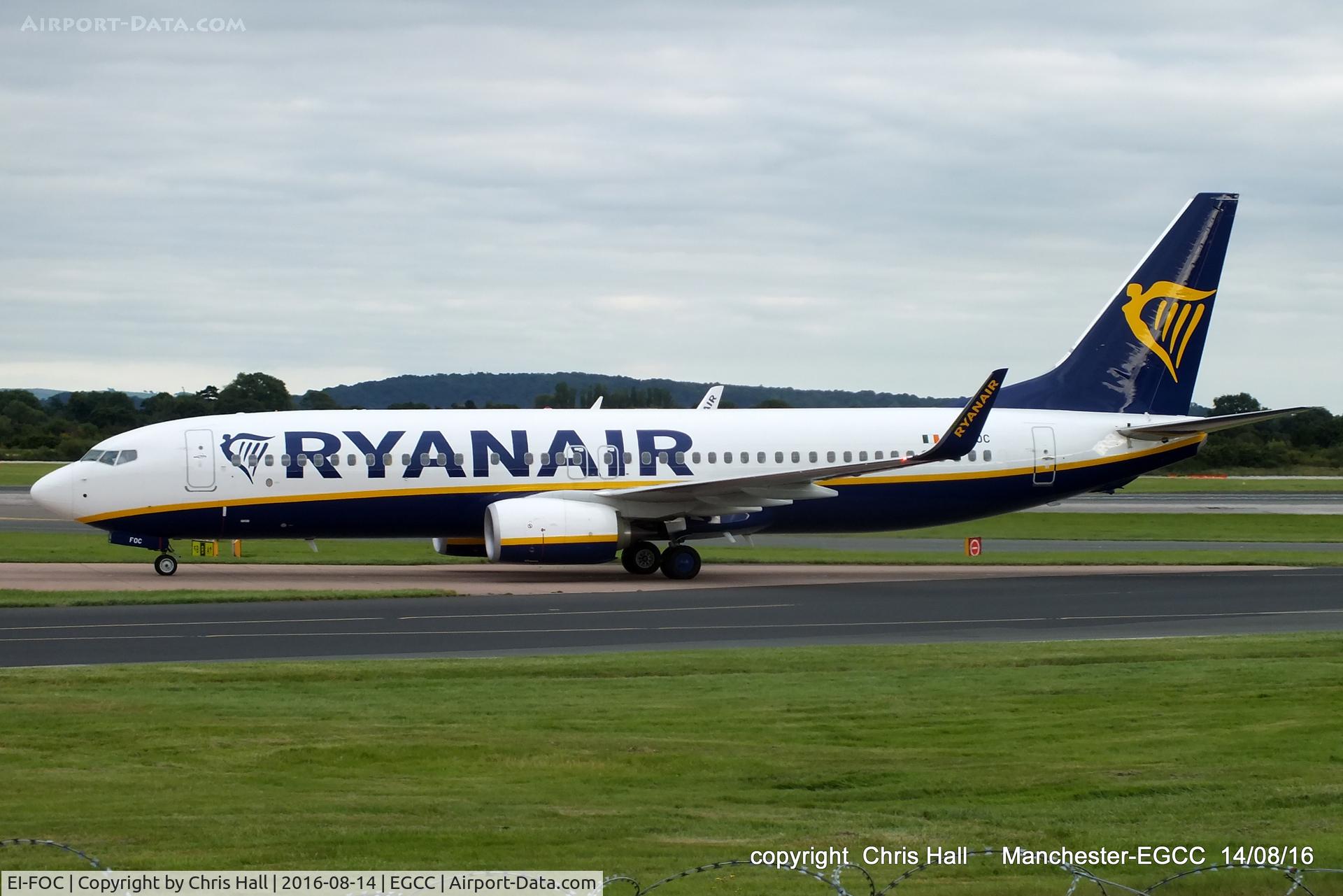EI-FOC, 2016 Boeing 737-8AS C/N 44714, Ryanair