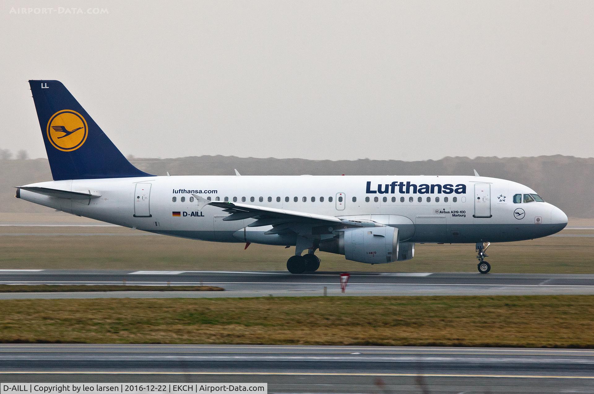 D-AILL, 1997 Airbus A319-114 C/N 689, Copenhagen 22.12.16
