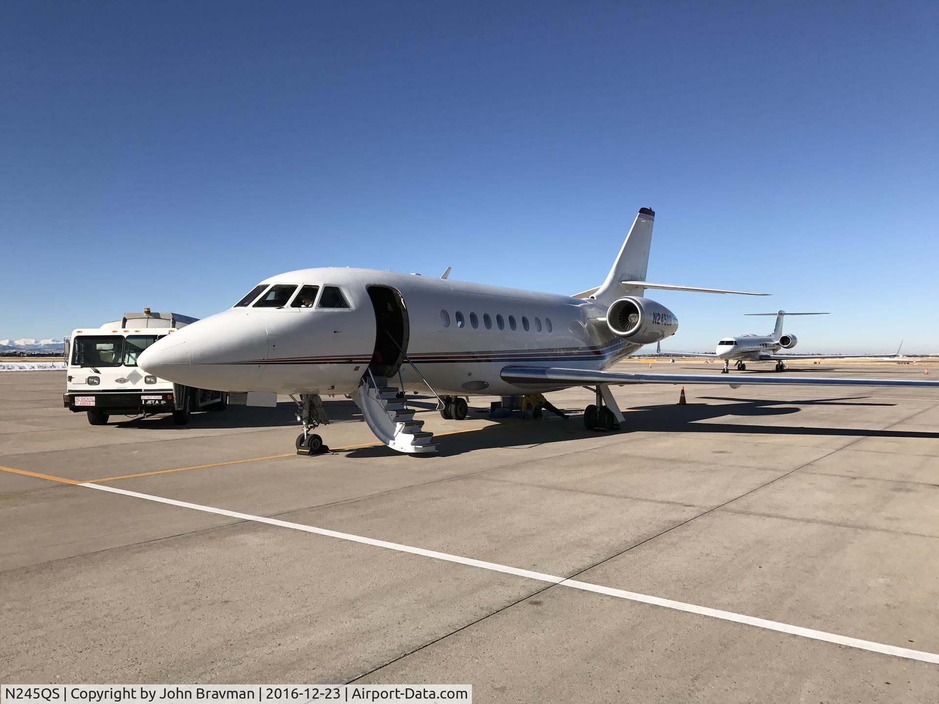 N245QS, 2001 Dassault Falcon 2000 C/N 145, Centennial, CO. 23 December 2016