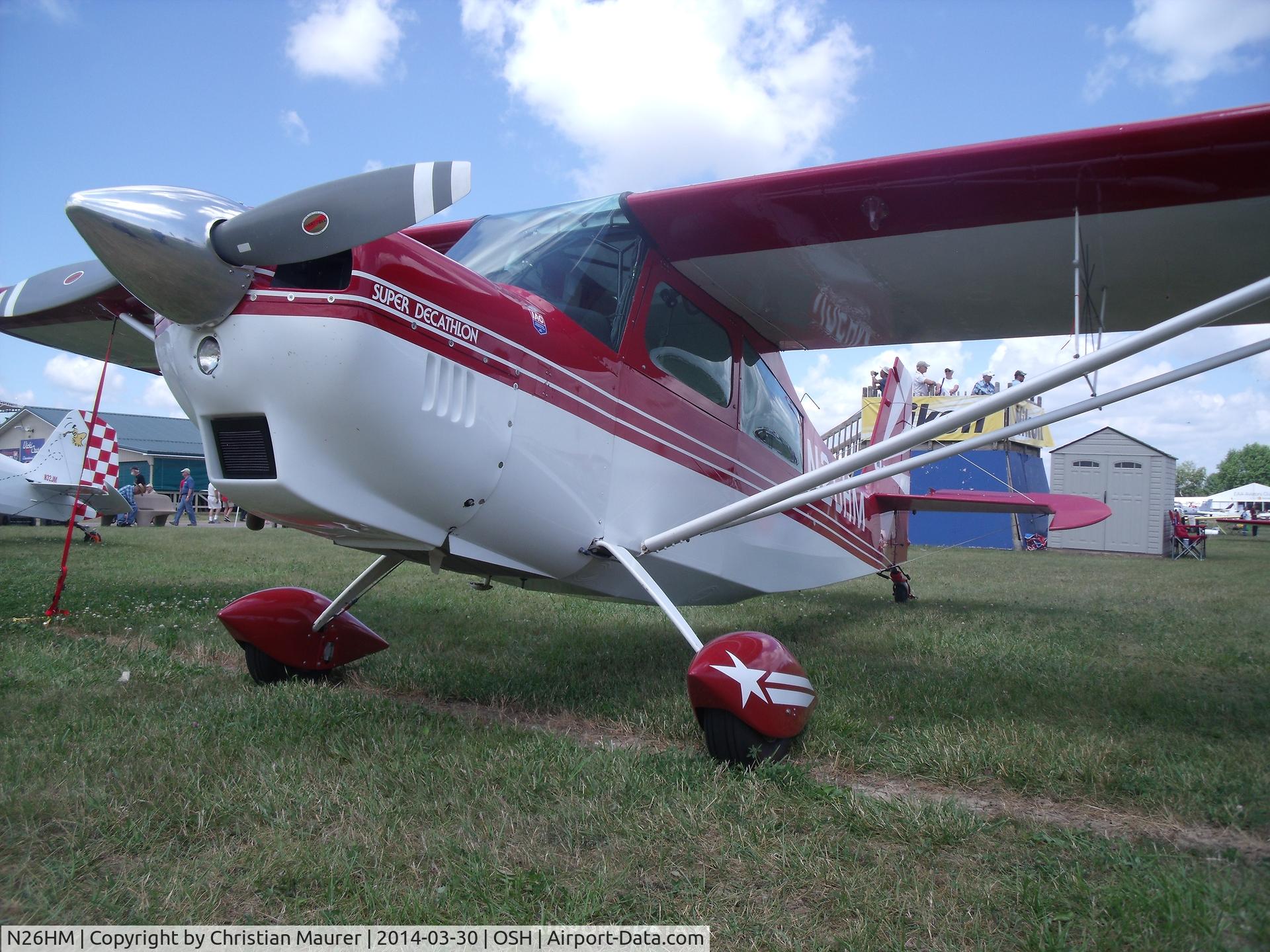 N26HM, 1993 American Champion 8KCAB180 Decathlon C/N 710-93, Super Decathlon