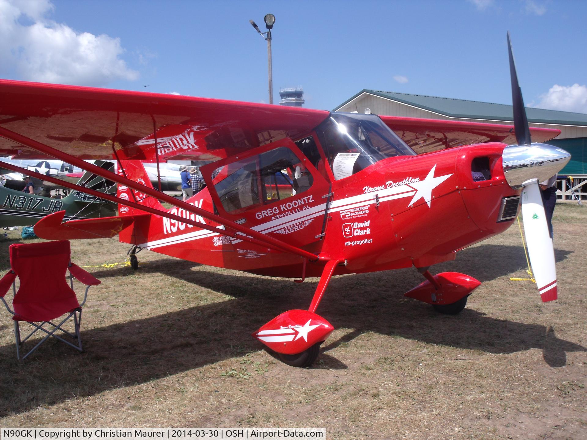 N90GK, American Champion 8KCAB Decathlon C/N 1092-2009, Citabria