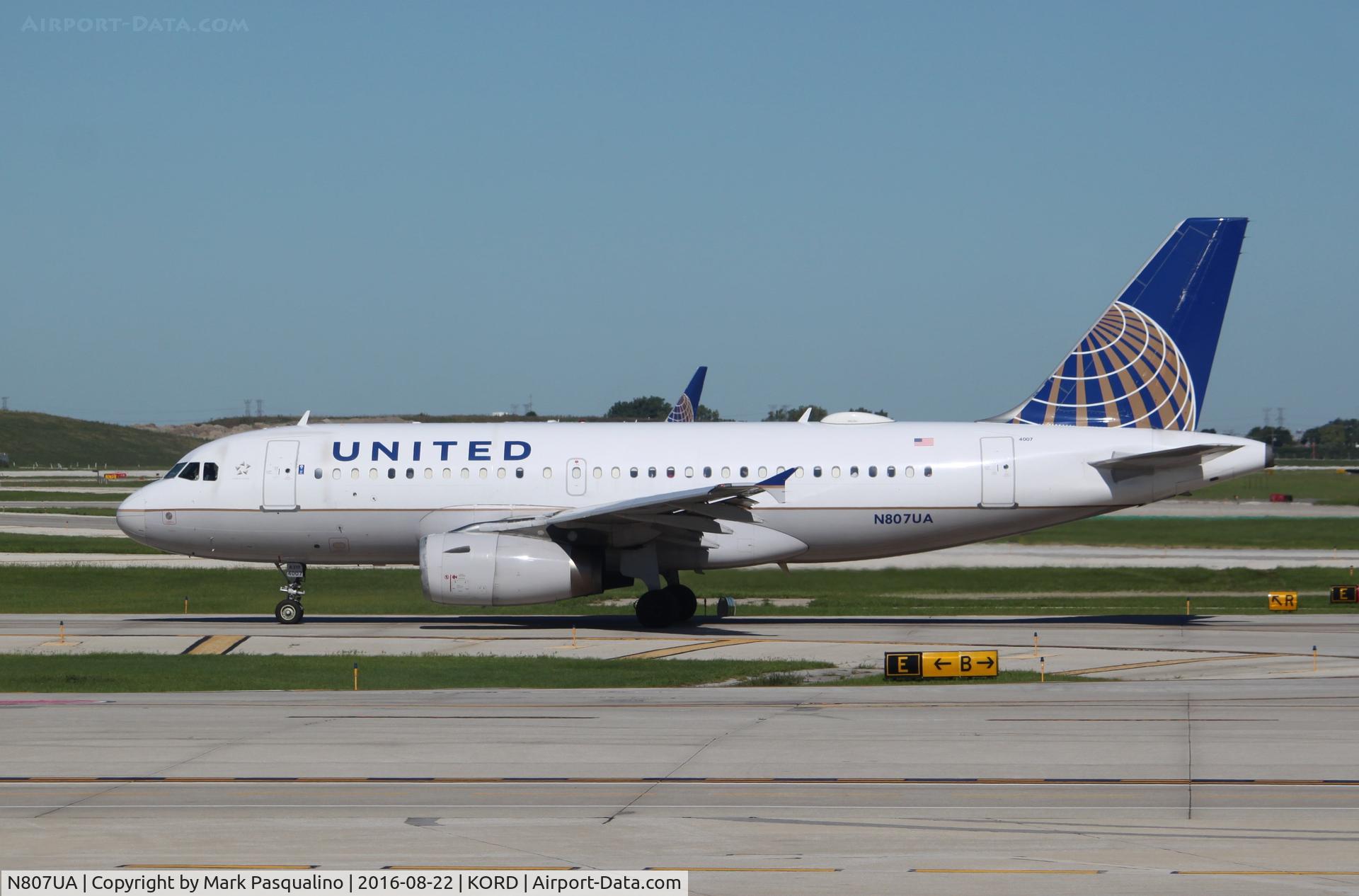 N807UA, 1998 Airbus A319-131 C/N 798, Airbus A319