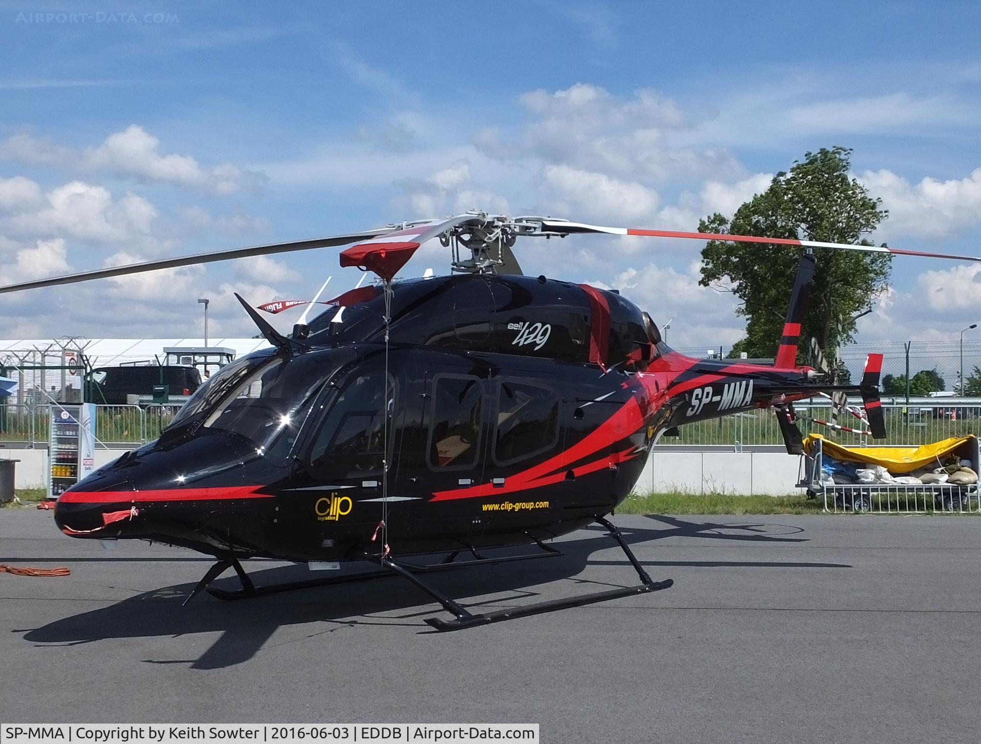 SP-MMA, Bell 429 GlobalRanger C/N 57236, At the Berlin ILA Airshow 2016