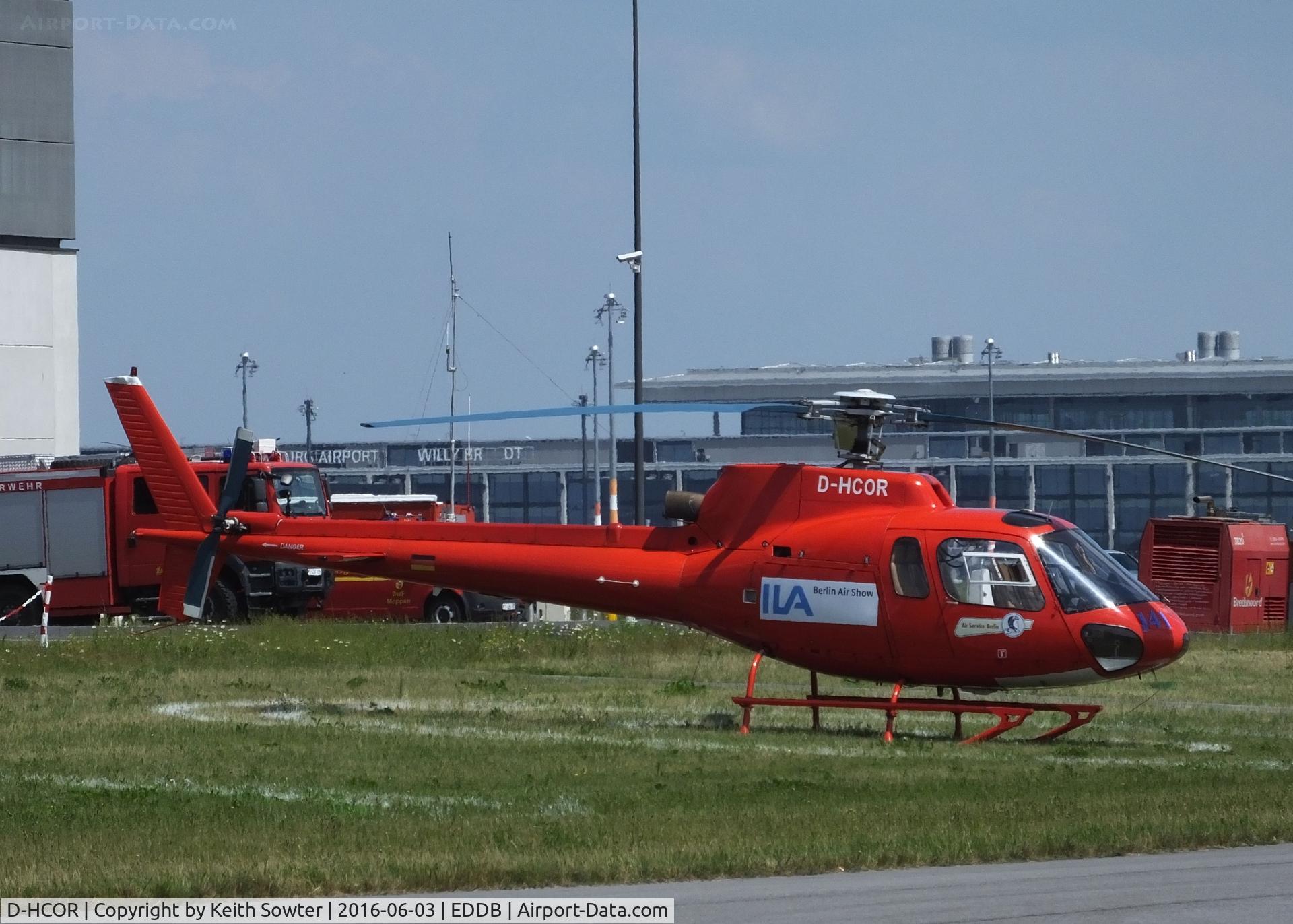 D-HCOR, Aerospatiale AS-350B Ecureuil C/N 1601, At the Berlin ILA Airshow 2016