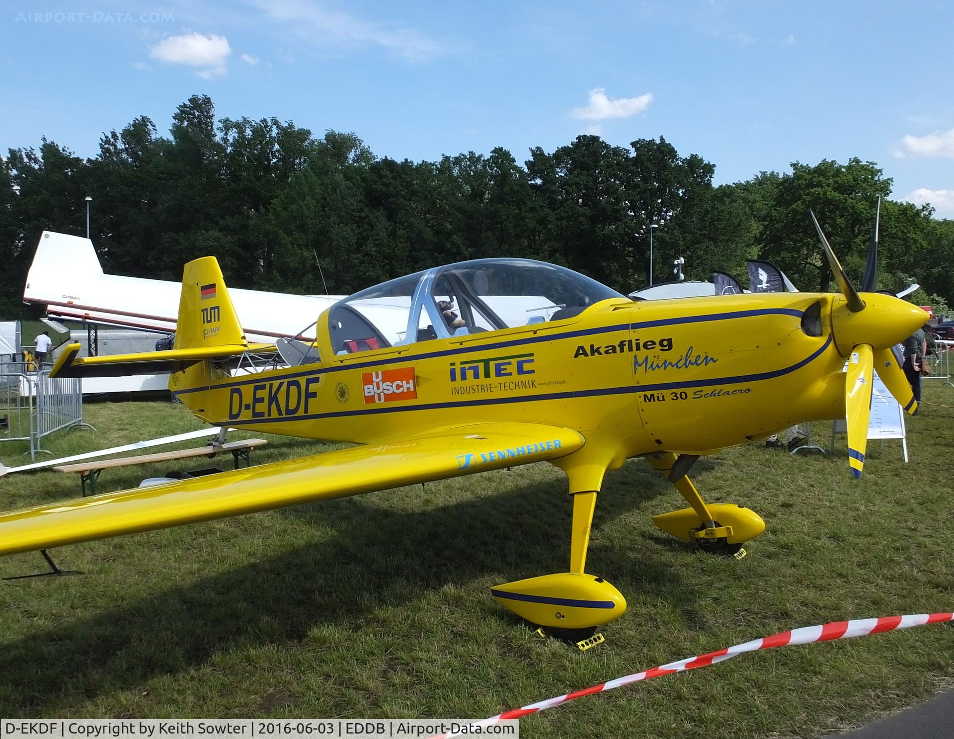 D-EKDF, Akaflieg München Mü-30 Schlacro C/N V-1, At the Berlin ILA Airshow 2016