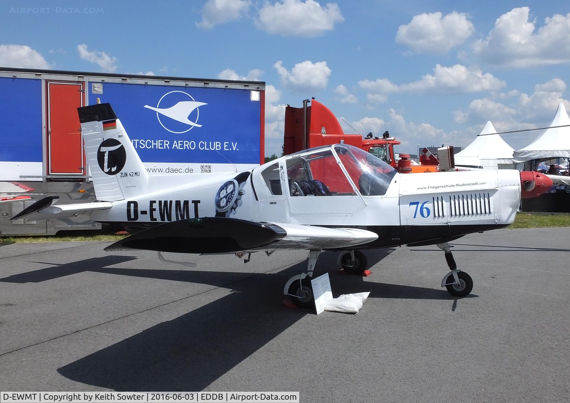 D-EWMT, 1973 Zlin Z-42MU C/N 0031, At the Berlin ILA Airshow 2016