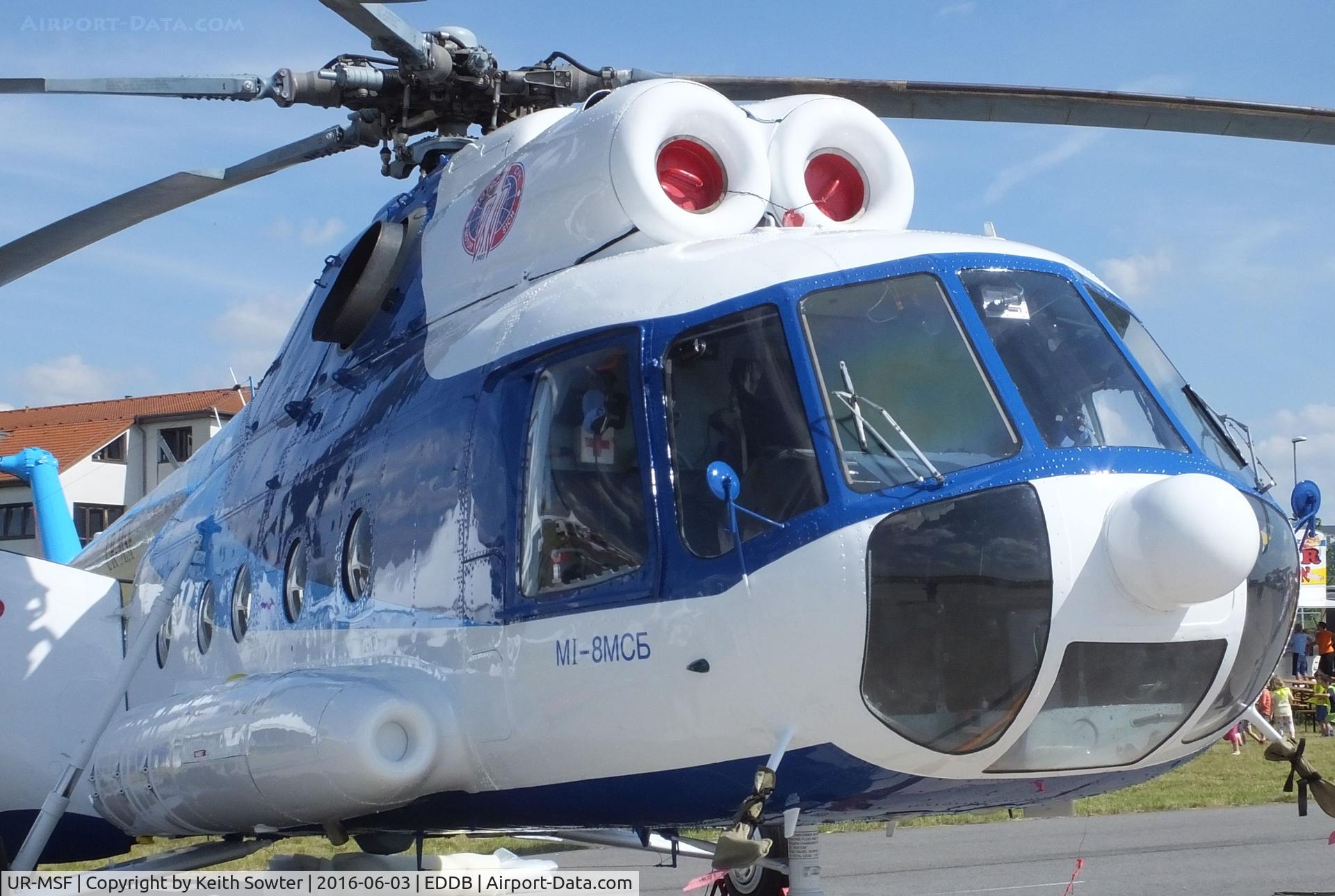 UR-MSF, Mil Mi-8MSB C/N 9744312, At the Berlin ILA Airshow 2016