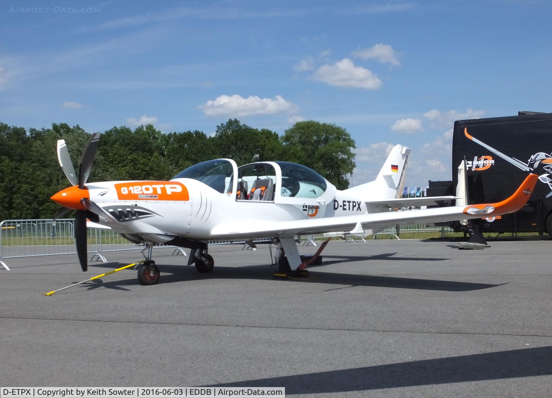 D-ETPX, Grob G-120TP C/N 11001, At the Berlin ILA Airshow 2016
