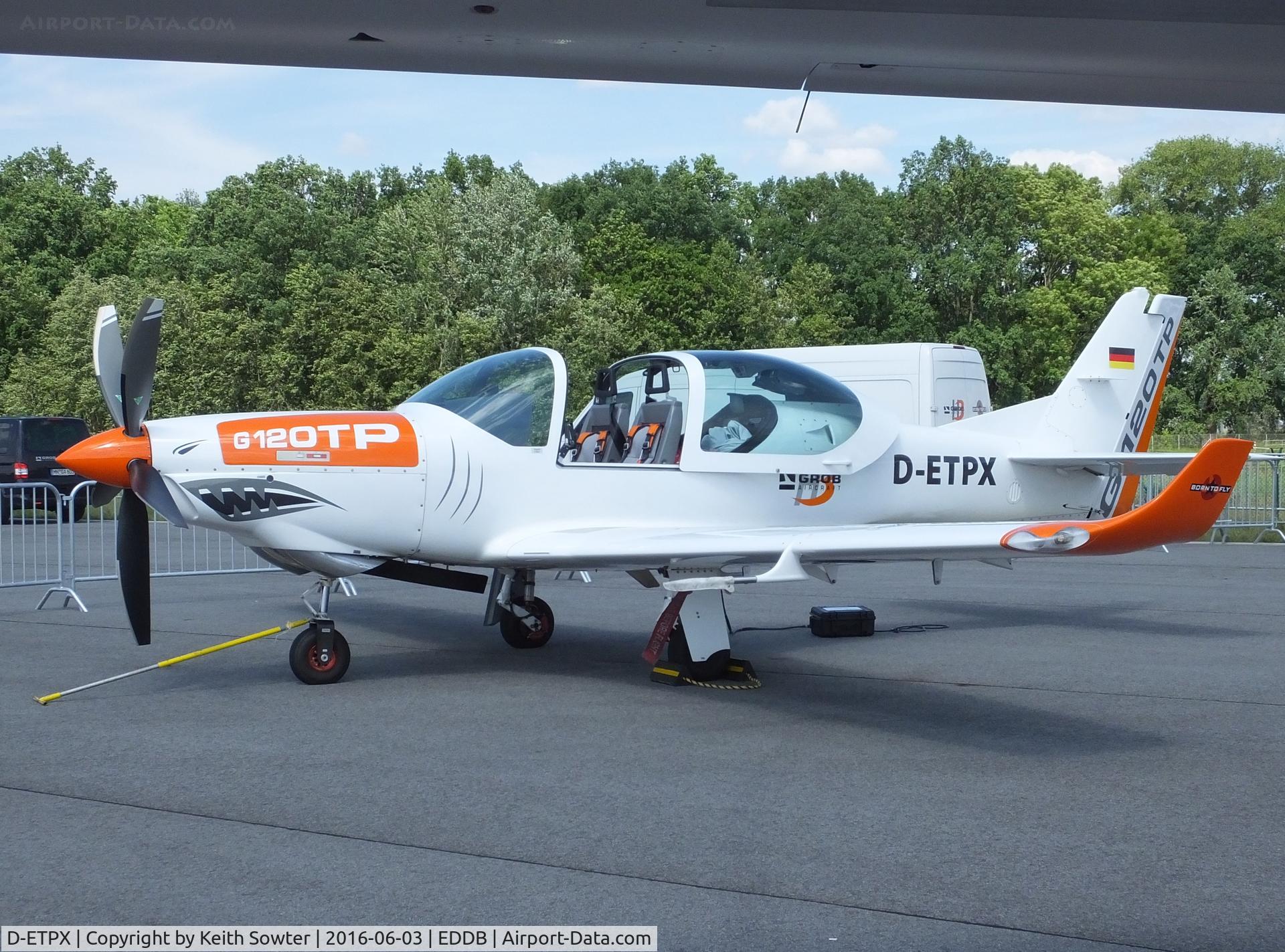 D-ETPX, Grob G-120TP C/N 11001, At the Berlin ILA Airshow 2016