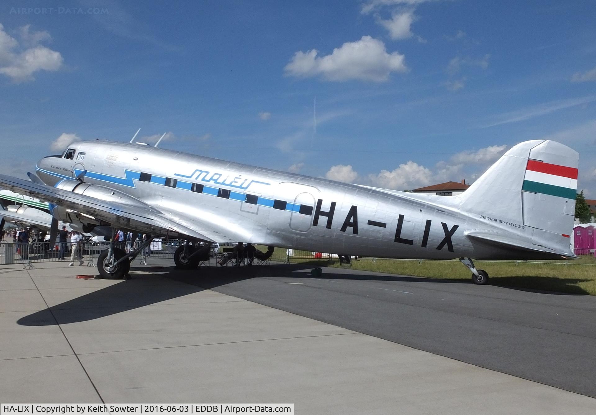 HA-LIX, 1949 Lisunov Li-2T Cab C/N 18433209, At the Berlin ILA Airshow 2016