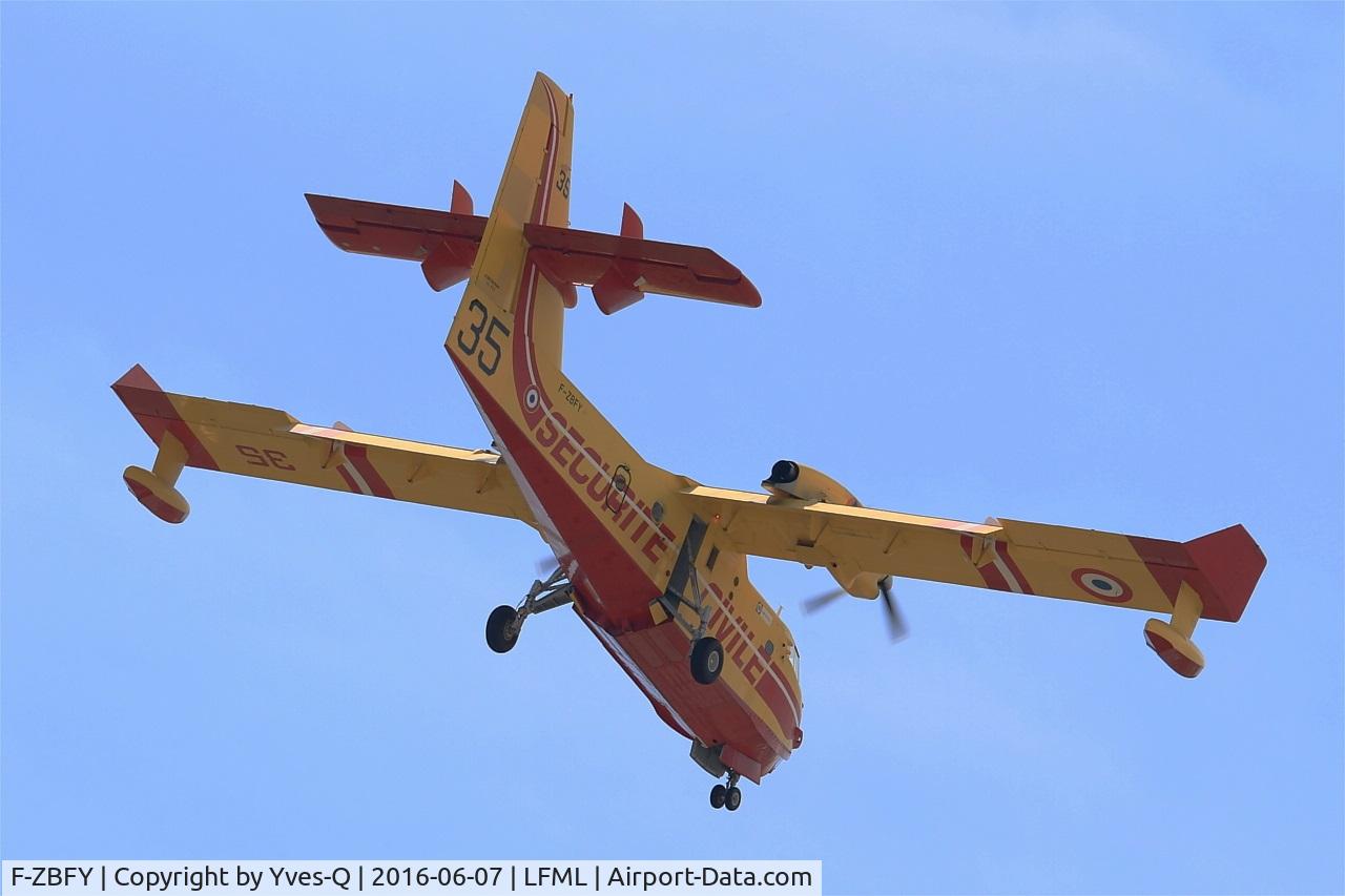 F-ZBFY, Canadair CL-215-6B11 CL-415 C/N 2010, Canadair CL-415, On final Rwy 32R, Marseille-Provence Airport (LFML-MRS)