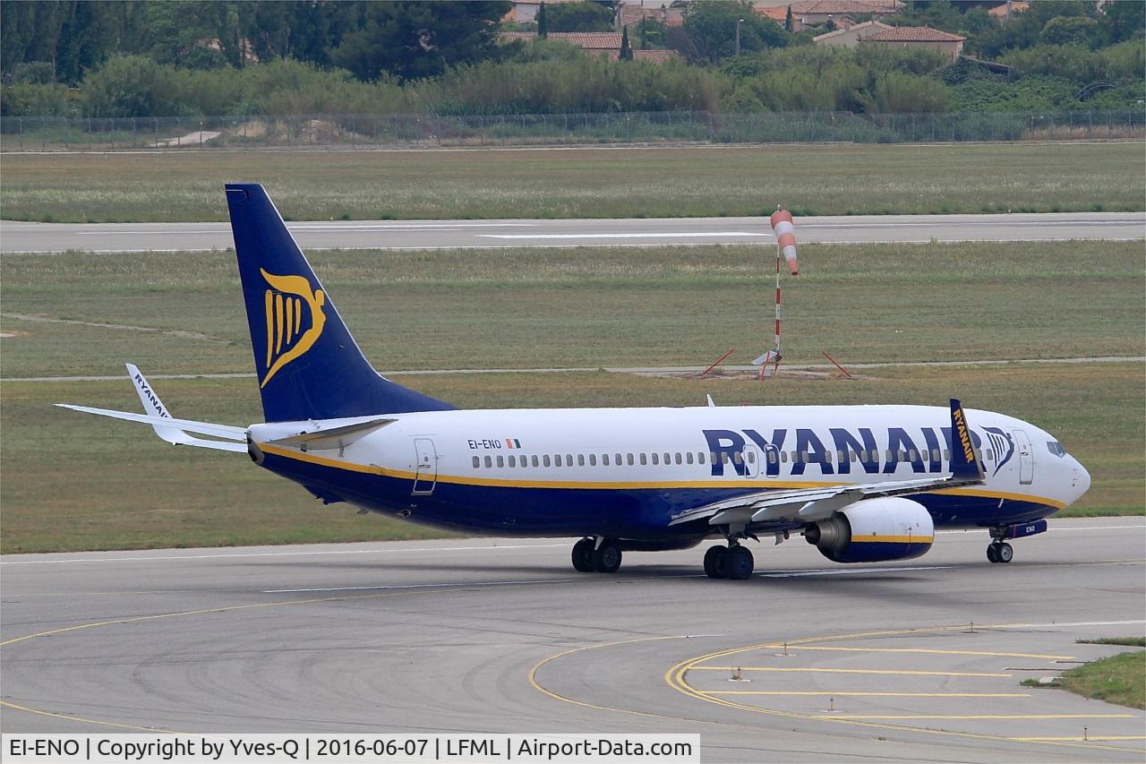 EI-ENO, 2010 Boeing 737-8AS C/N 40302, Boeing 737-8AS, Ready to take off rwy 31R, Marseille-Provence Airport (LFML-MRS)