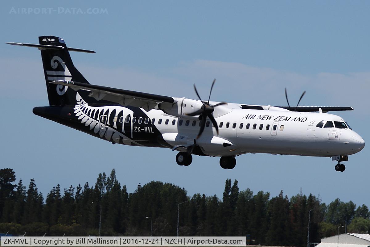 ZK-MVL, 2016 ATR 72-600 (72-212A) C/N 1328, NZ5394 from DUD