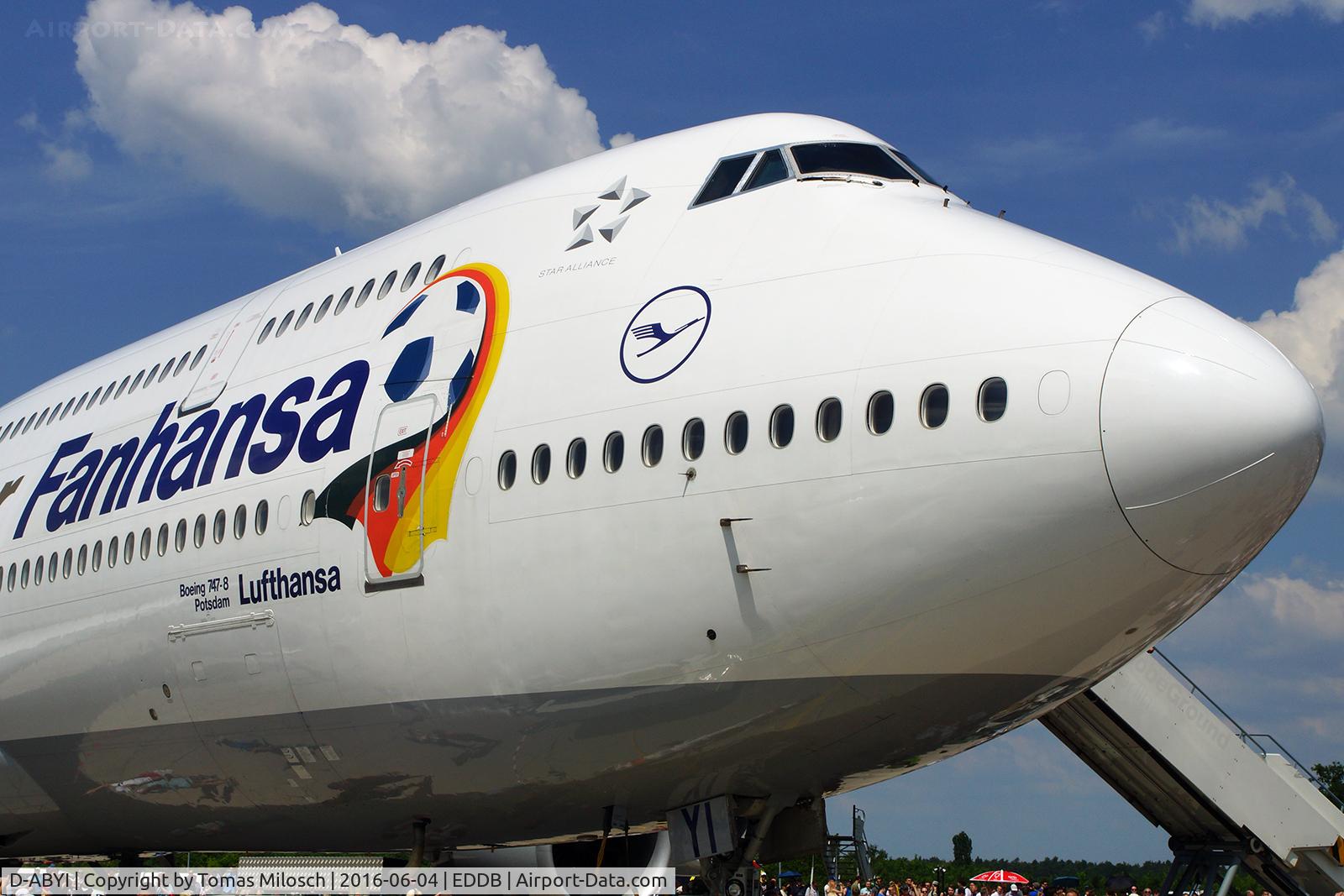 D-ABYI, 2013 Boeing 747-830 C/N 37833, ILA 2916