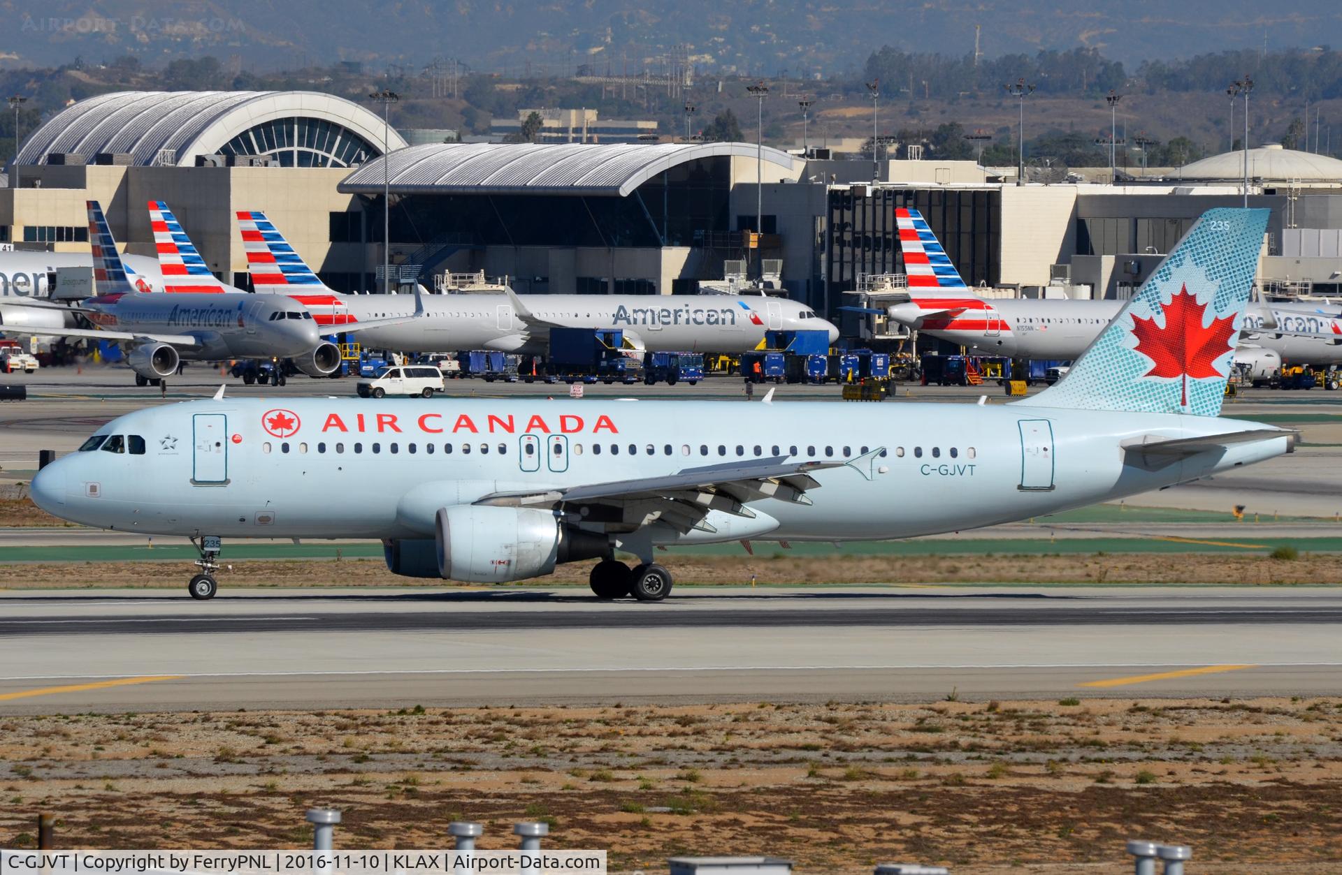 C-GJVT, 2002 Airbus A320-214 C/N 1719, Air Canada A320 vacating the runway.