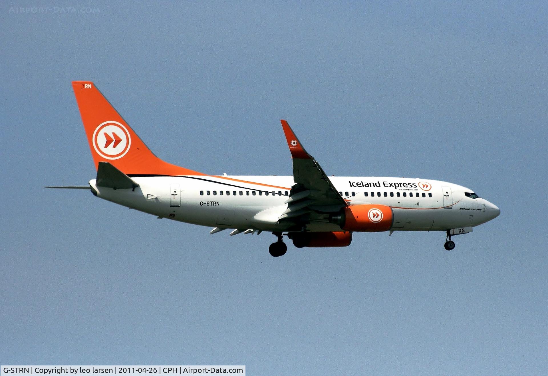 G-STRN, 1998 Boeing 737-7L9 C/N 28007, Copenhagen 26.4.11
