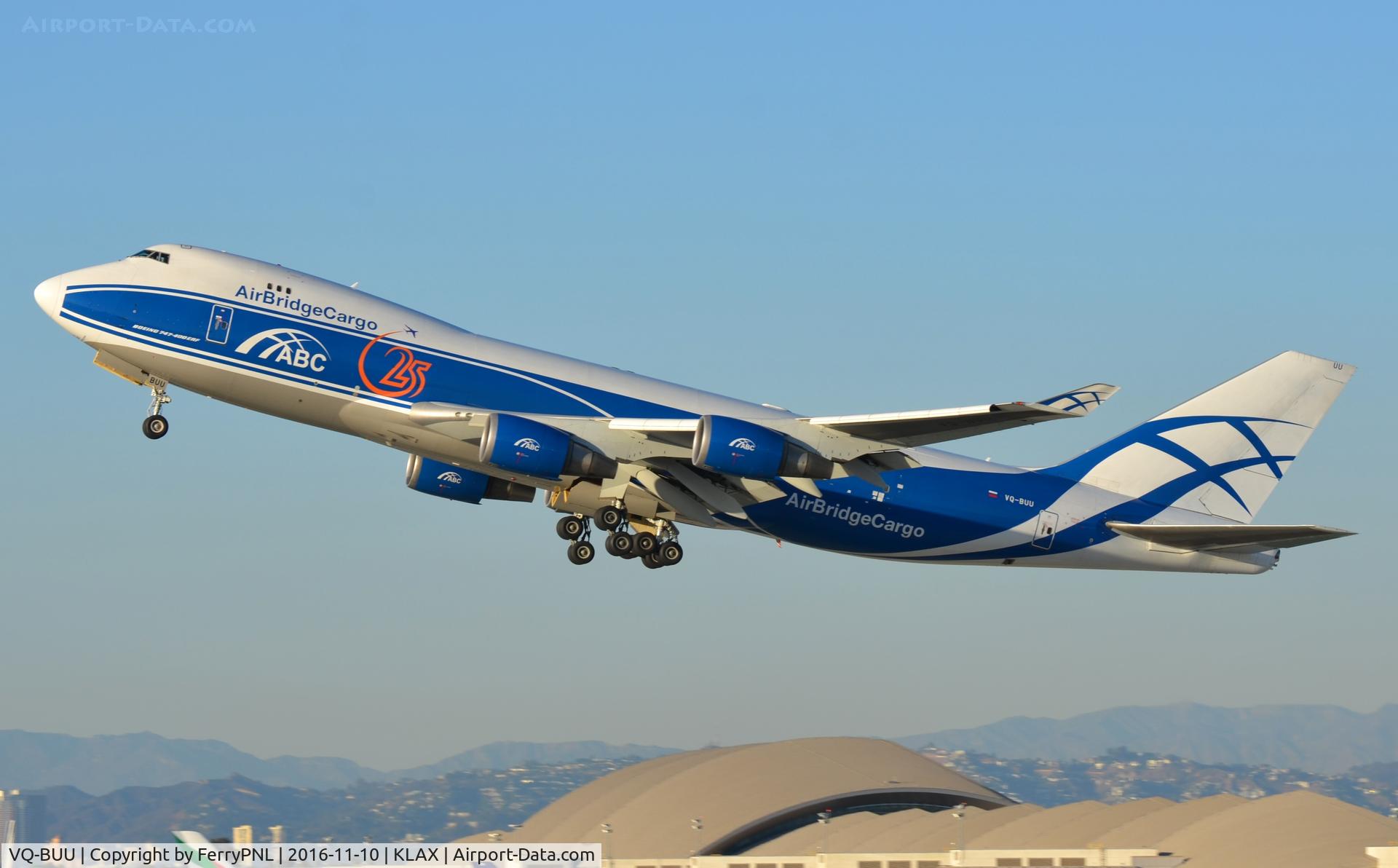 VQ-BUU, 2006 Boeing 747-4EVF/ER/SCD C/N 35170, ABC B744F taking-off.