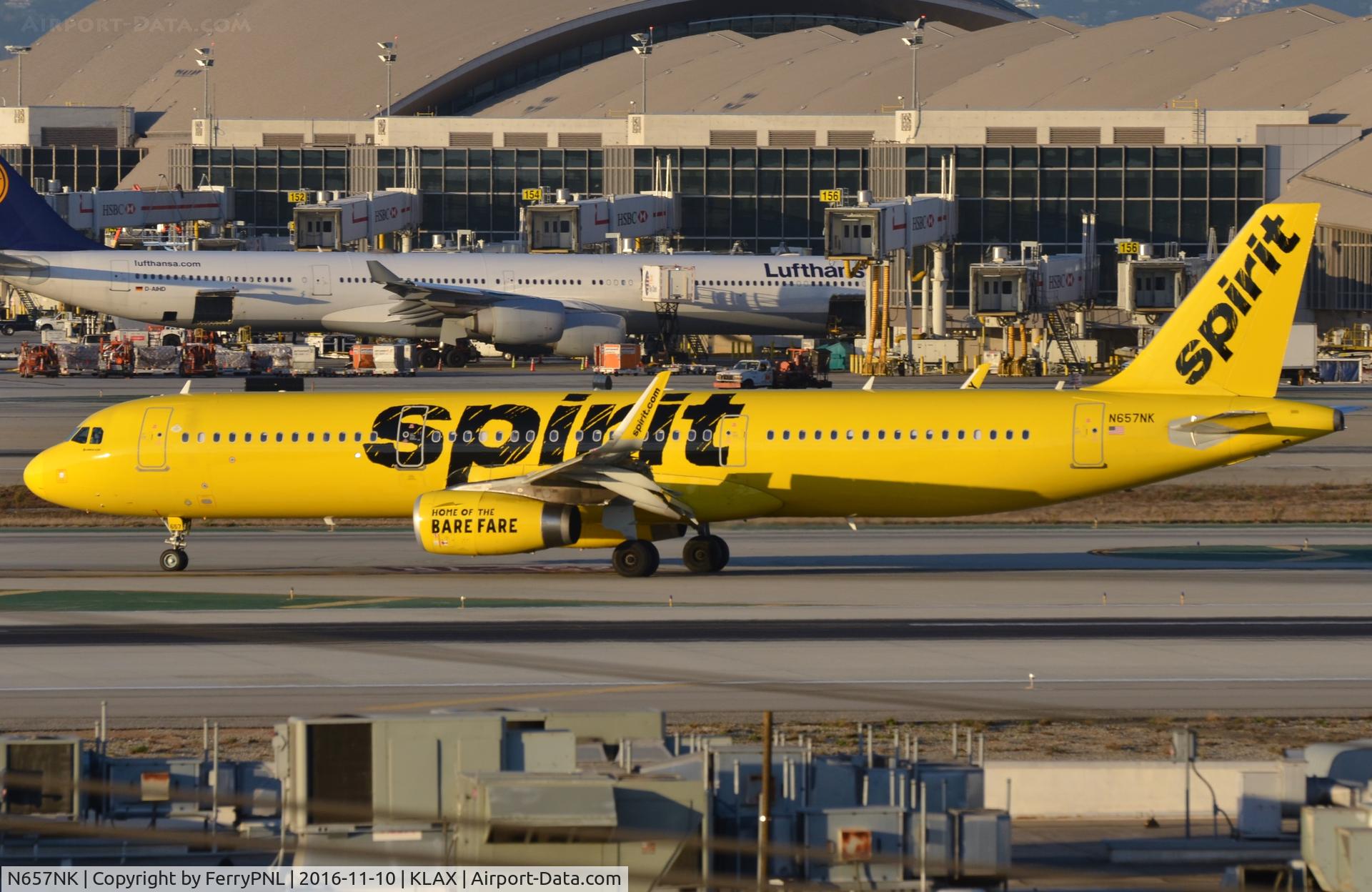 N657NK, 2015 Airbus A321-231 C/N 6672, Spirit A321