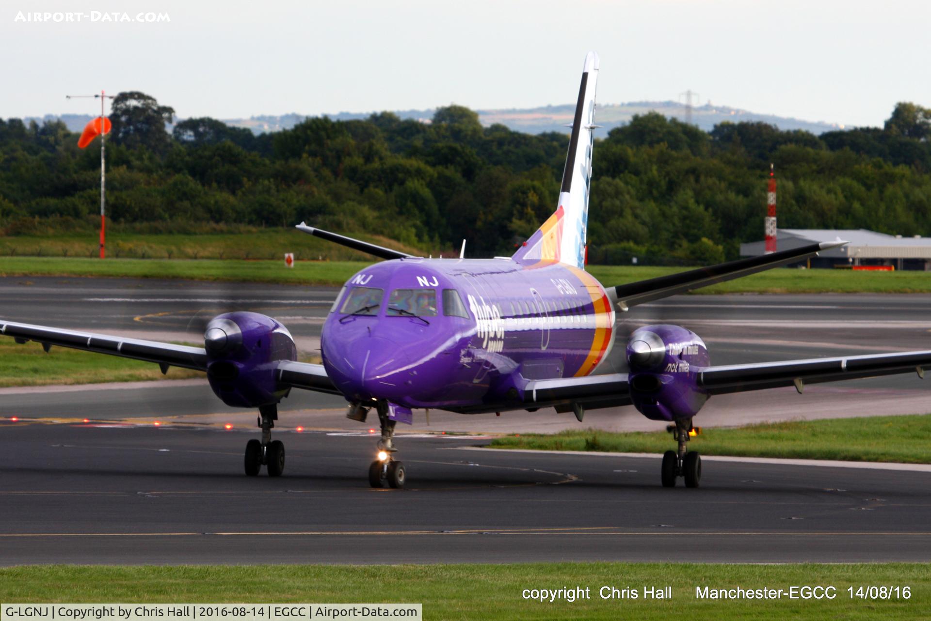 G-LGNJ, 1989 Saab 340B C/N 340B-173, flybe operated by Loganair