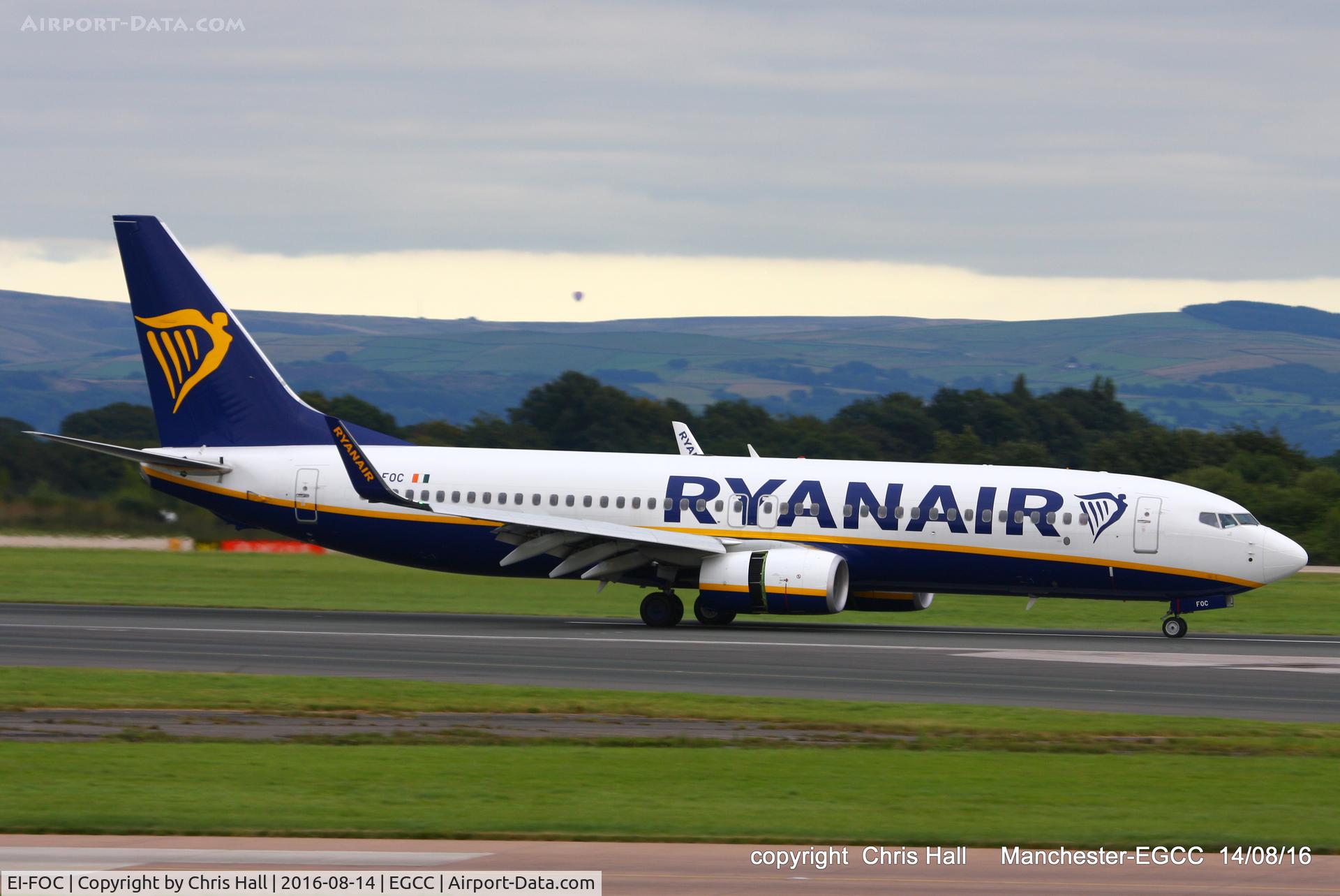 EI-FOC, 2016 Boeing 737-8AS C/N 44714, Ryanair
