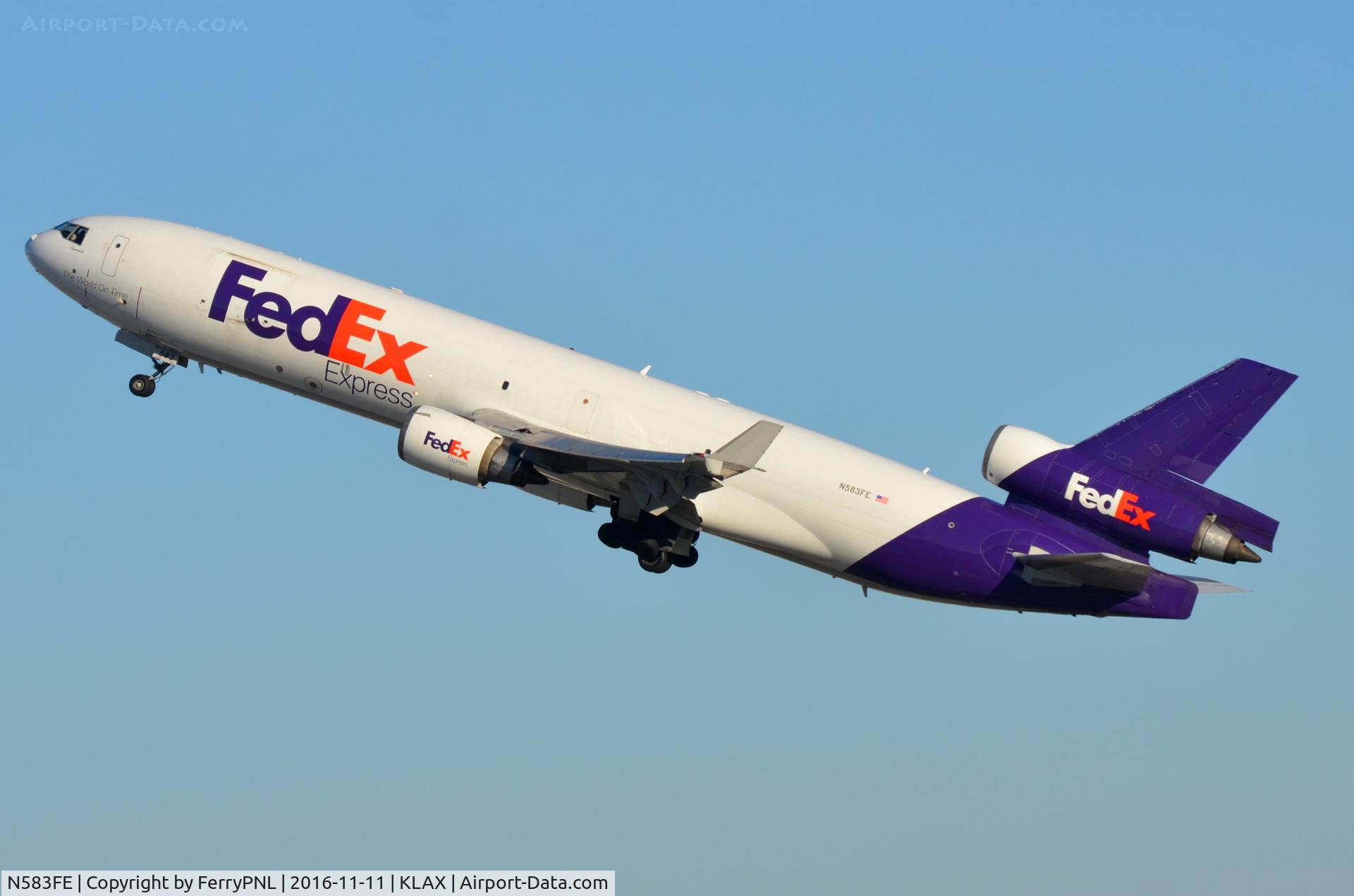 N583FE, 1991 McDonnell Douglas MD-11F C/N 48421, 