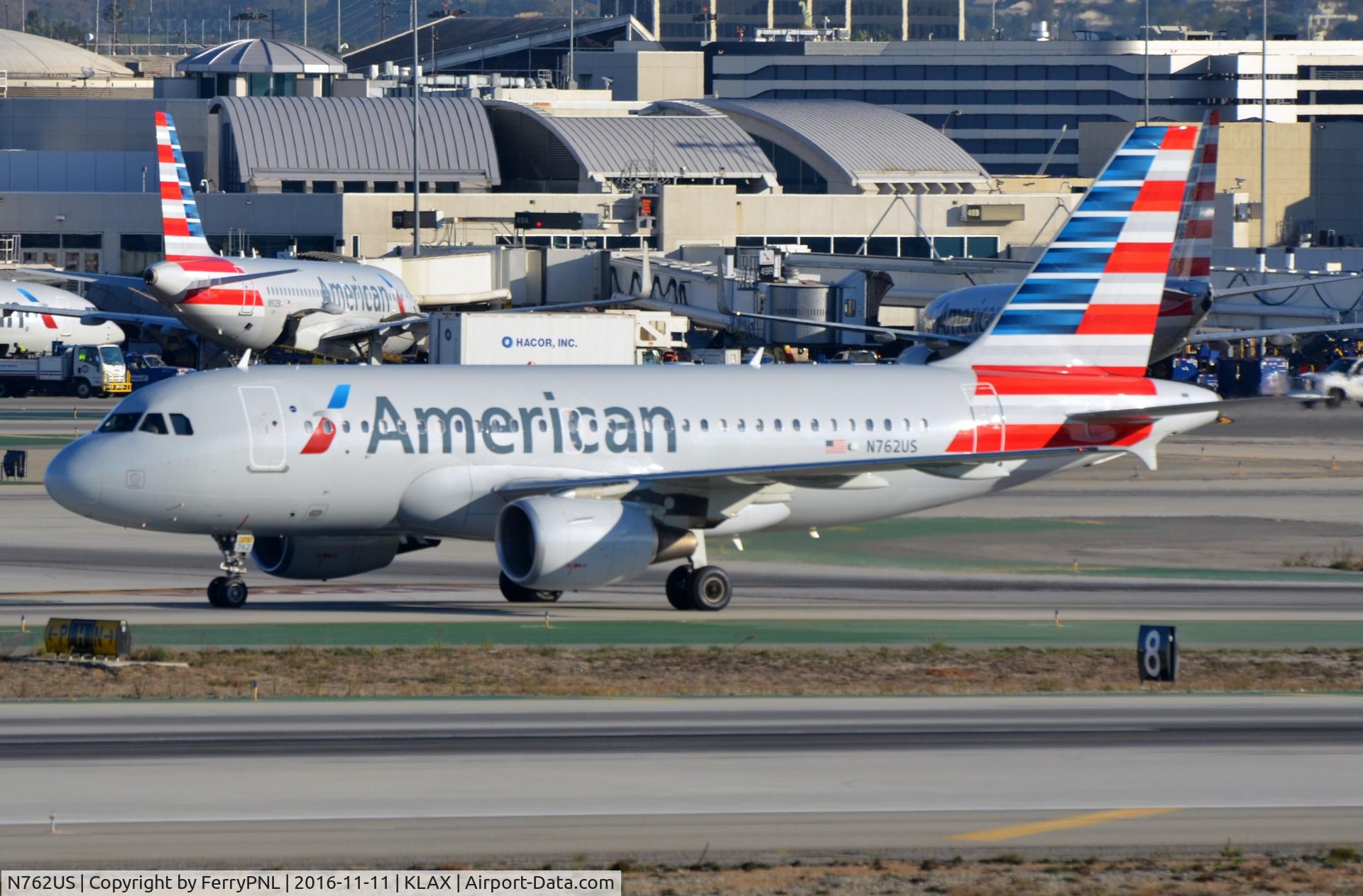 N762US, 2000 Airbus A319-112 C/N 1358, American A319