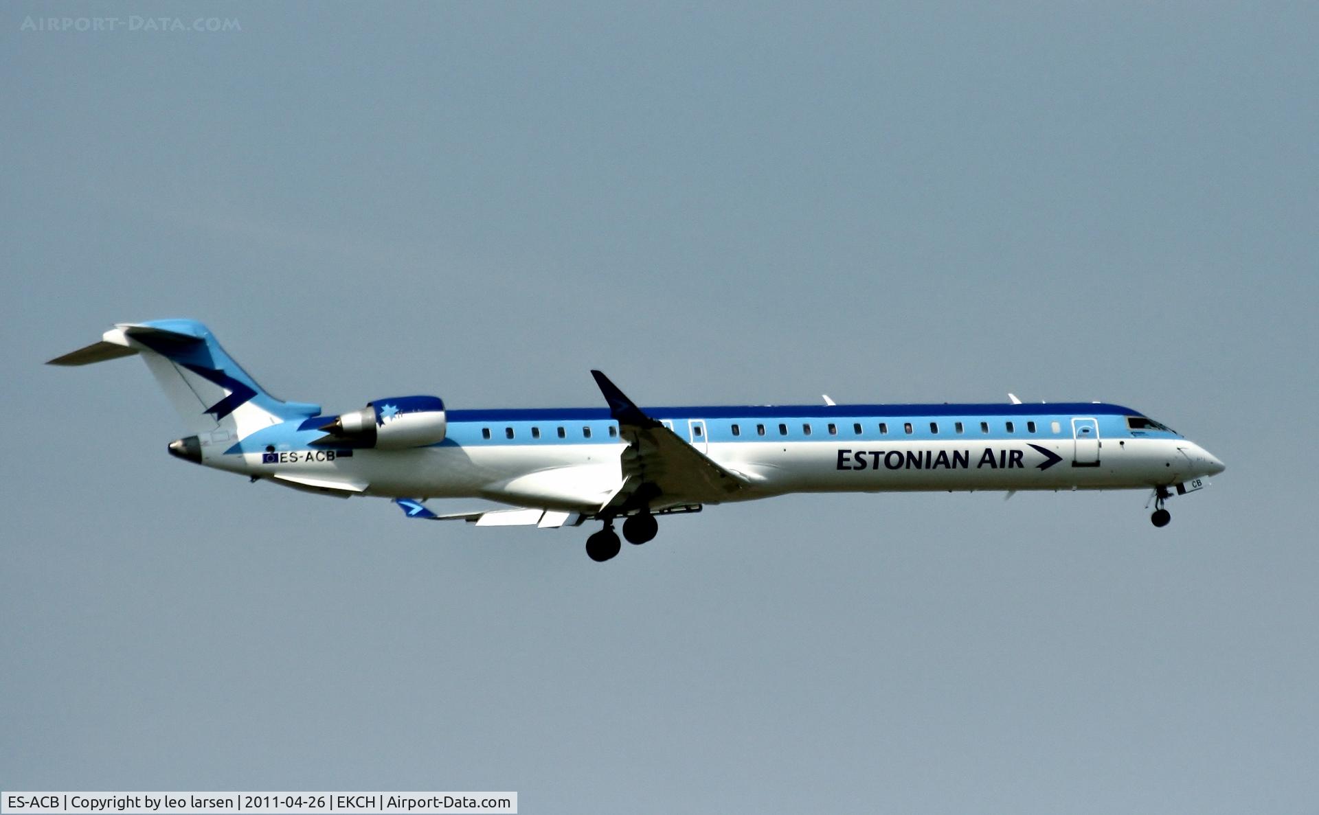 ES-ACB, 2010 Bombardier CRJ-900ER (CL-600-2D24) C/N 15261, Copenhagen 26.4.11