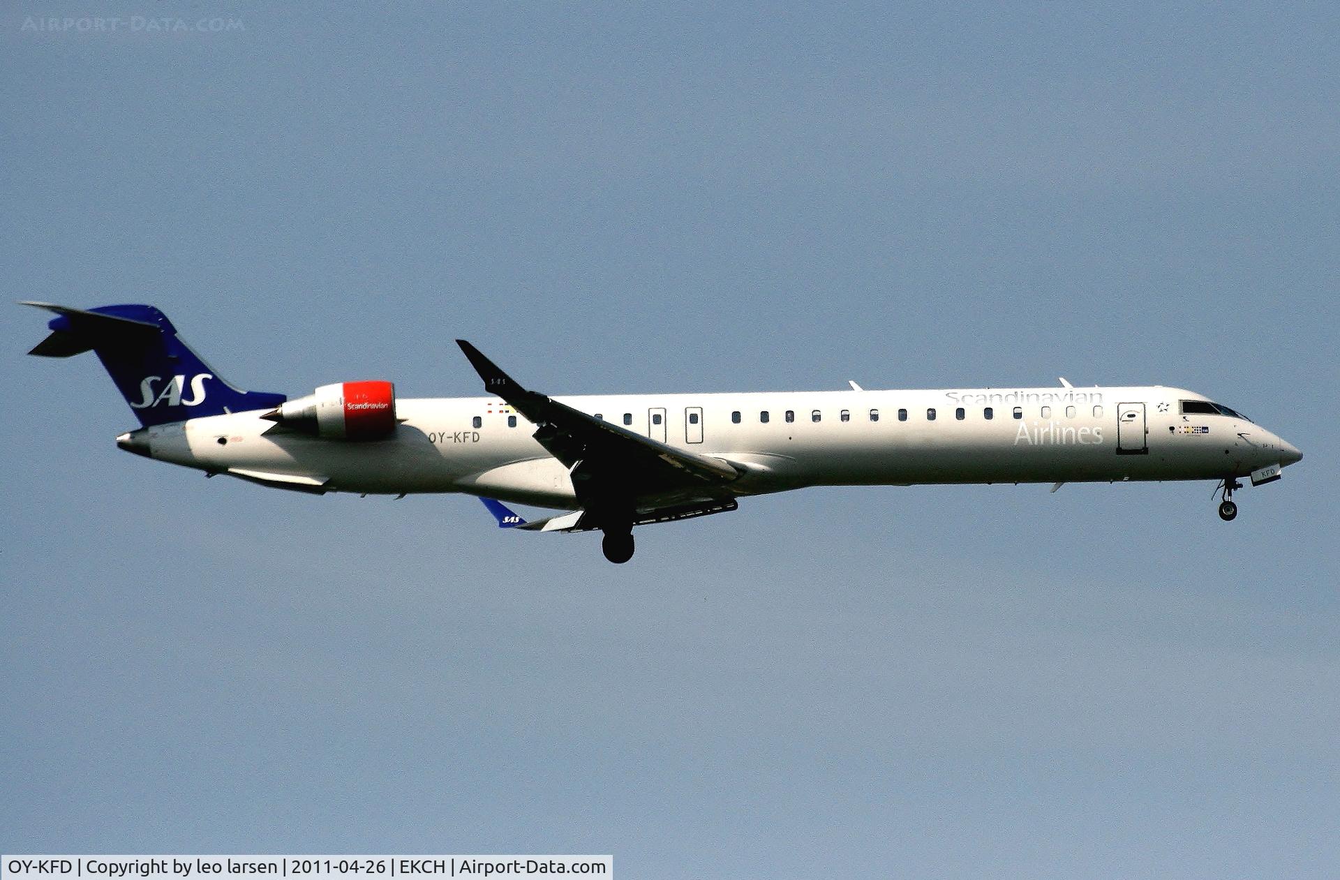 OY-KFD, 2009 Bombardier CRJ-900 (CL-600-2D24) C/N 15221, Copenhagen 26.4.11