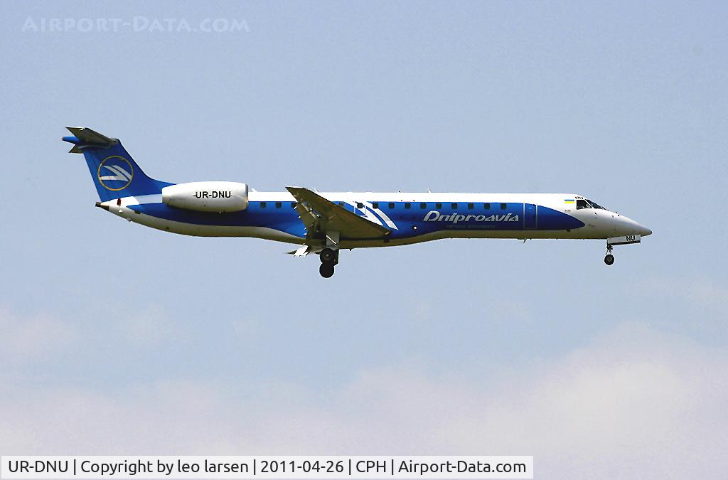 UR-DNU, 2001 Embraer ERJ-145LR (EMB-145LR) C/N 145445, Copenhagen 26.4.11