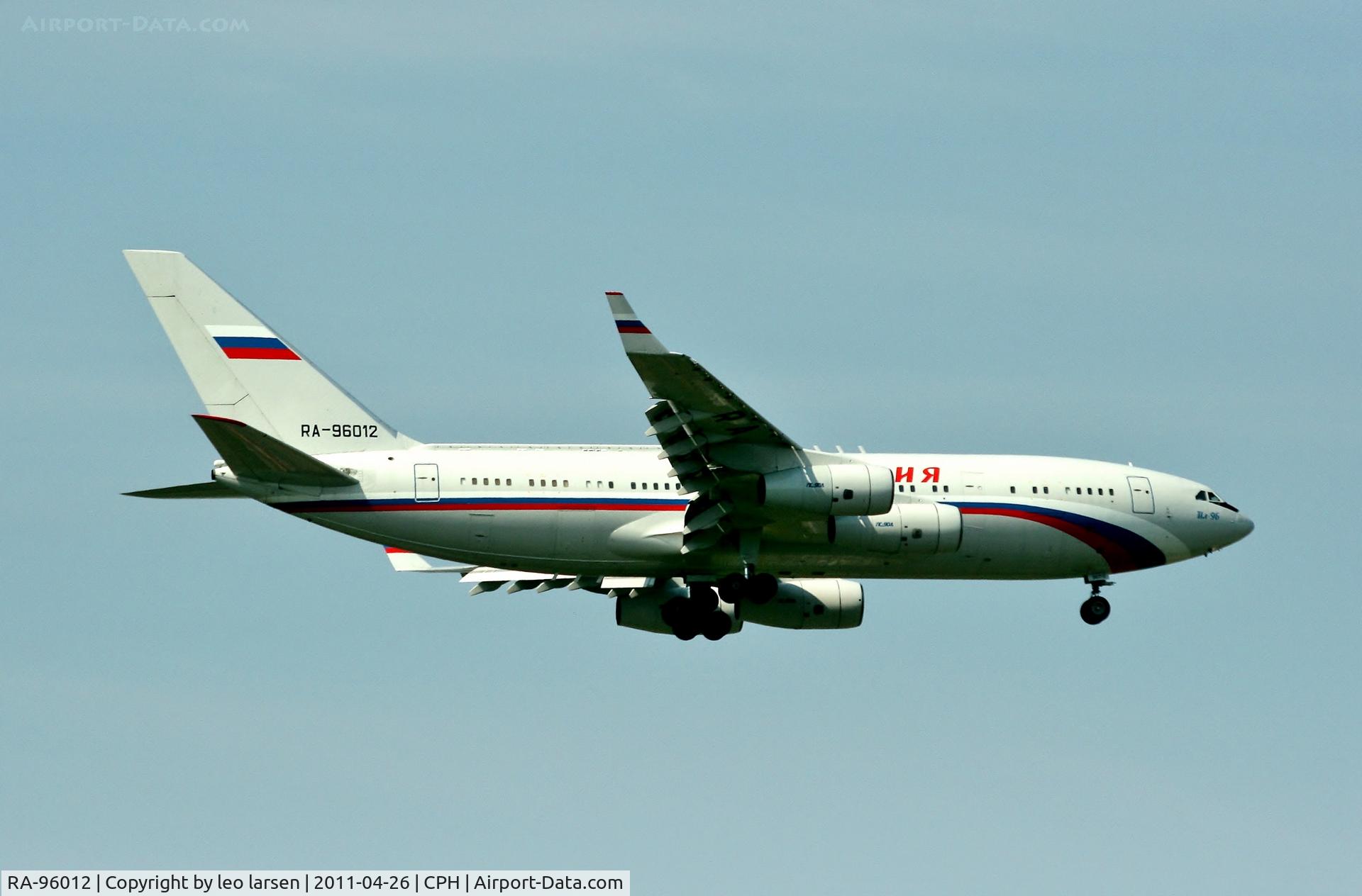 RA-96012, 1994 Ilyushin Il-96-300 C/N 74393201009, Copenhagen Kastrup 26.4.11