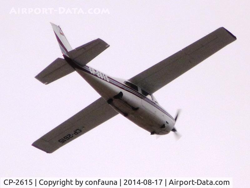 CP-2615, 1972 Cessna 210L Centurion C/N 21059707, Leaving El Trompillo