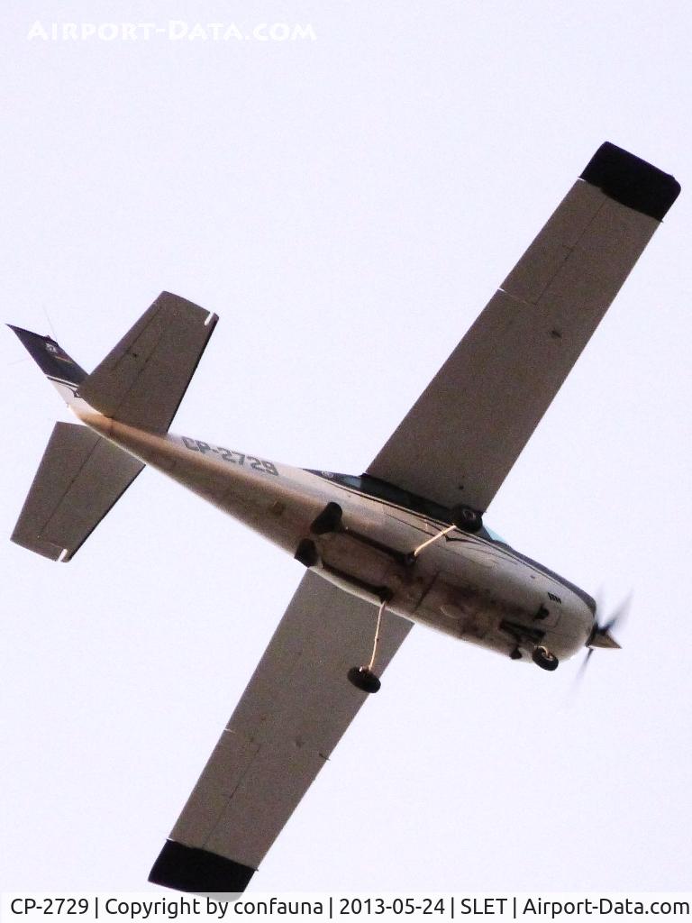 CP-2729, Cessna 210L Centurion C/N 21060203, Arriving to SLET