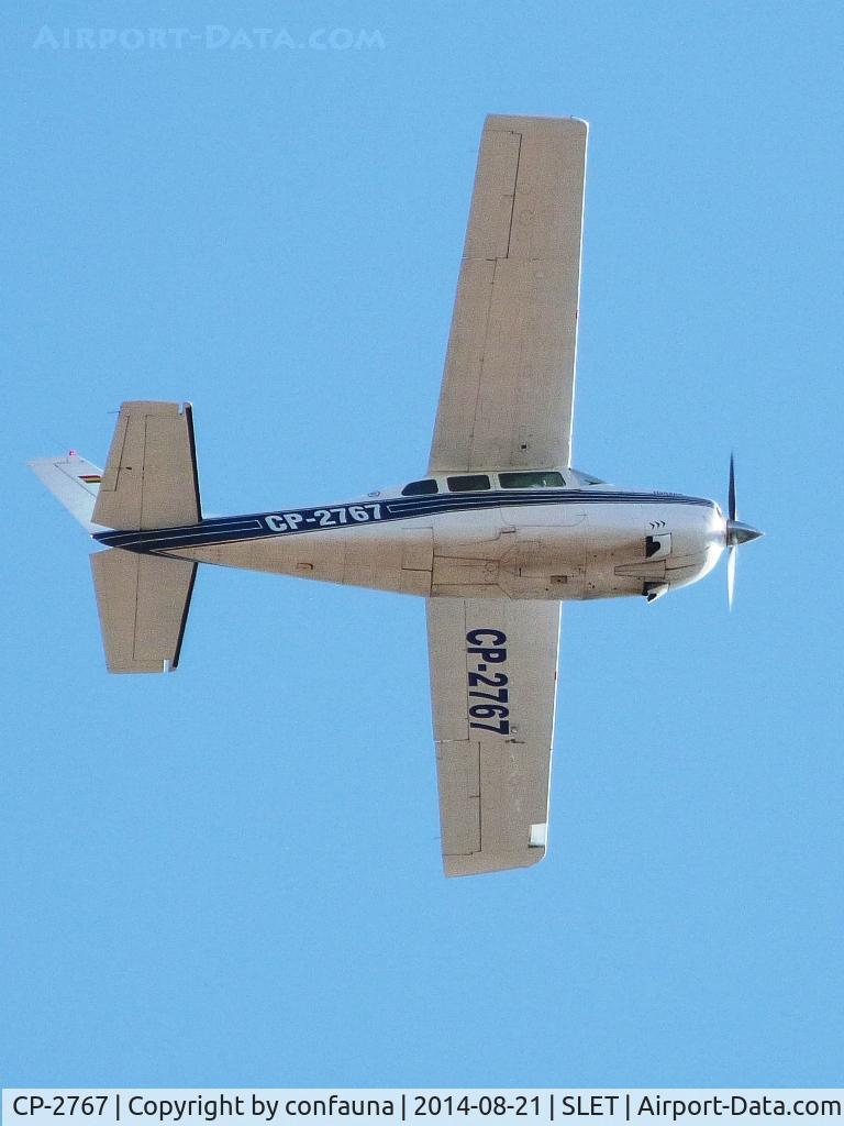 CP-2767, 1968 Cessna 210J Centurion C/N 21059080, leaving El Trompillo