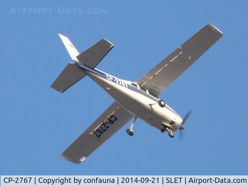 CP-2767, 1968 Cessna 210J Centurion C/N 21059080, leaving El Trompillo