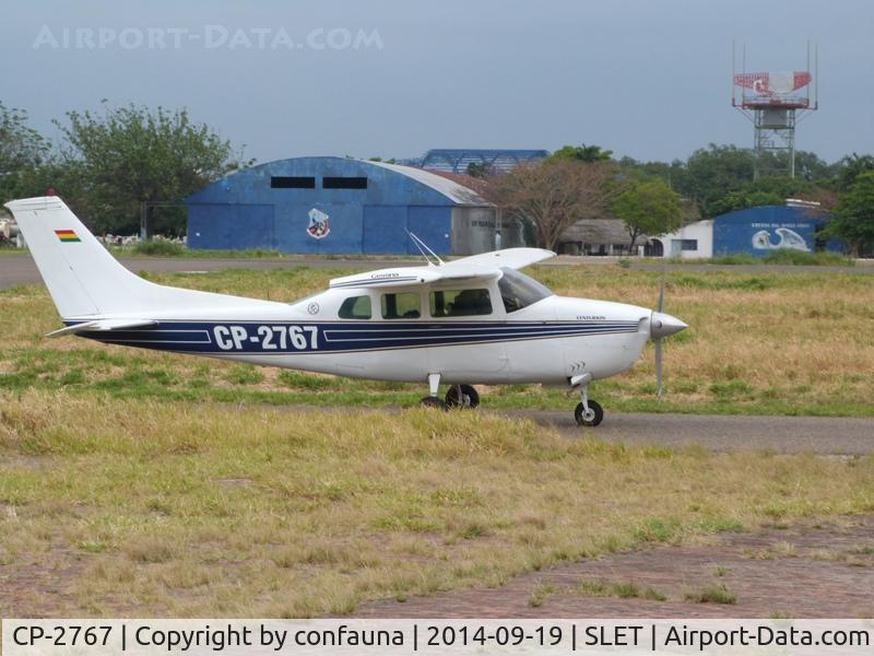 CP-2767, 1968 Cessna 210J Centurion C/N 21059080, taxing in El Trompillo