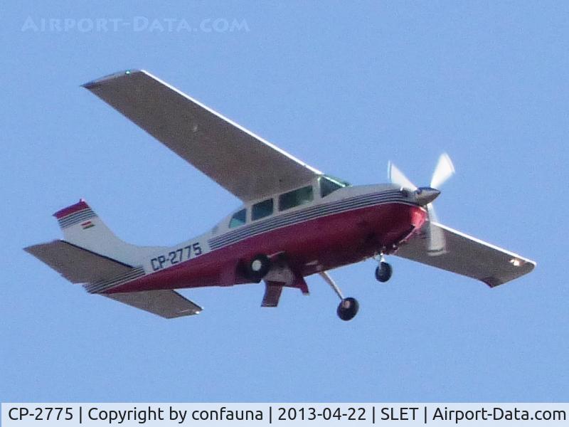 CP-2775, 1964 Cessna 210-5 (205) C/N 21058921, Arriving to El Trompillo