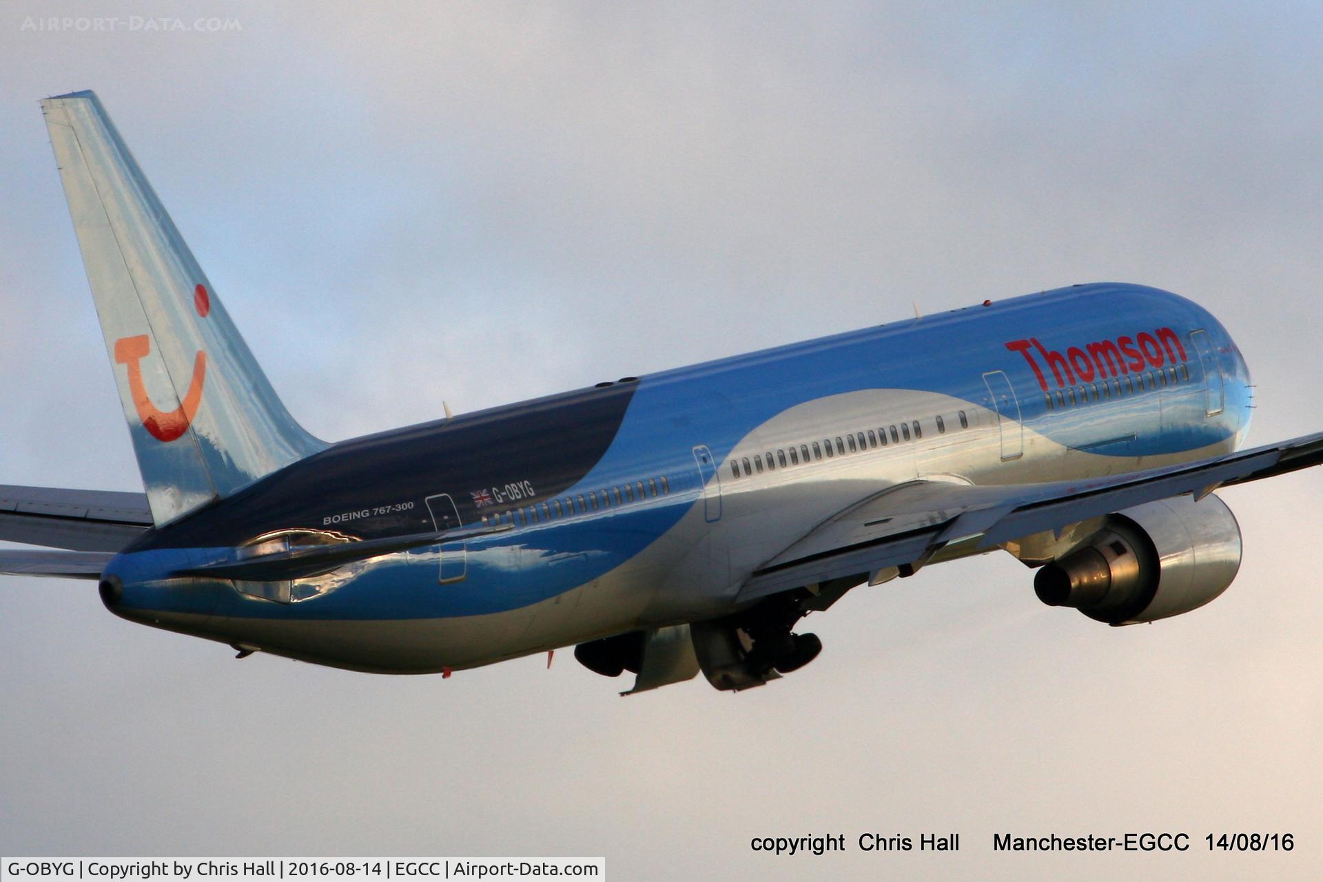 G-OBYG, 1999 Boeing 767-304 C/N 29137, Thomson