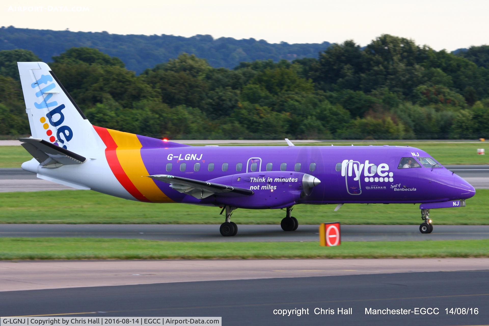 G-LGNJ, 1989 Saab 340B C/N 340B-173, flybe operated by Loganair