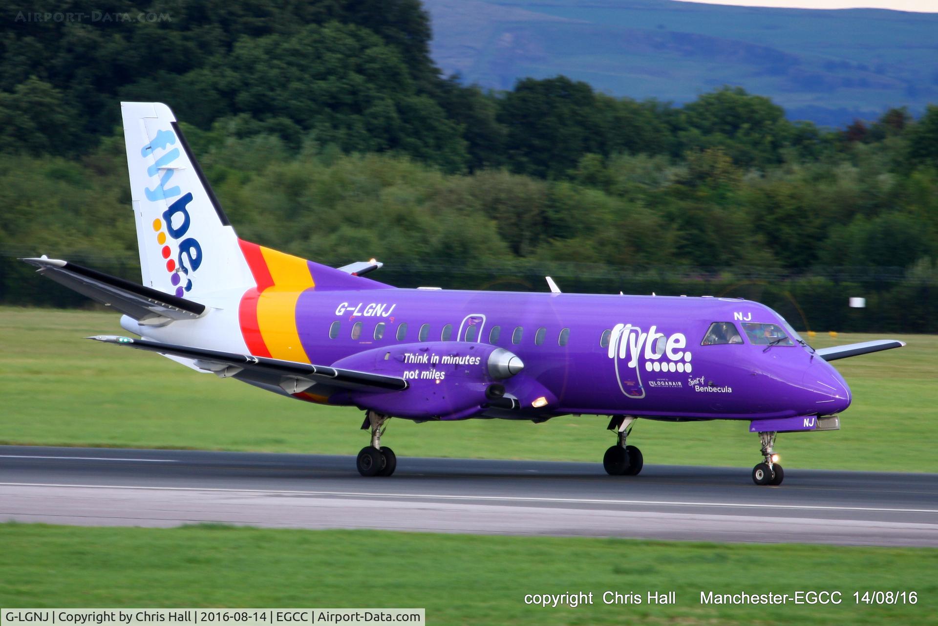 G-LGNJ, 1989 Saab 340B C/N 340B-173, flybe operated by Loganair